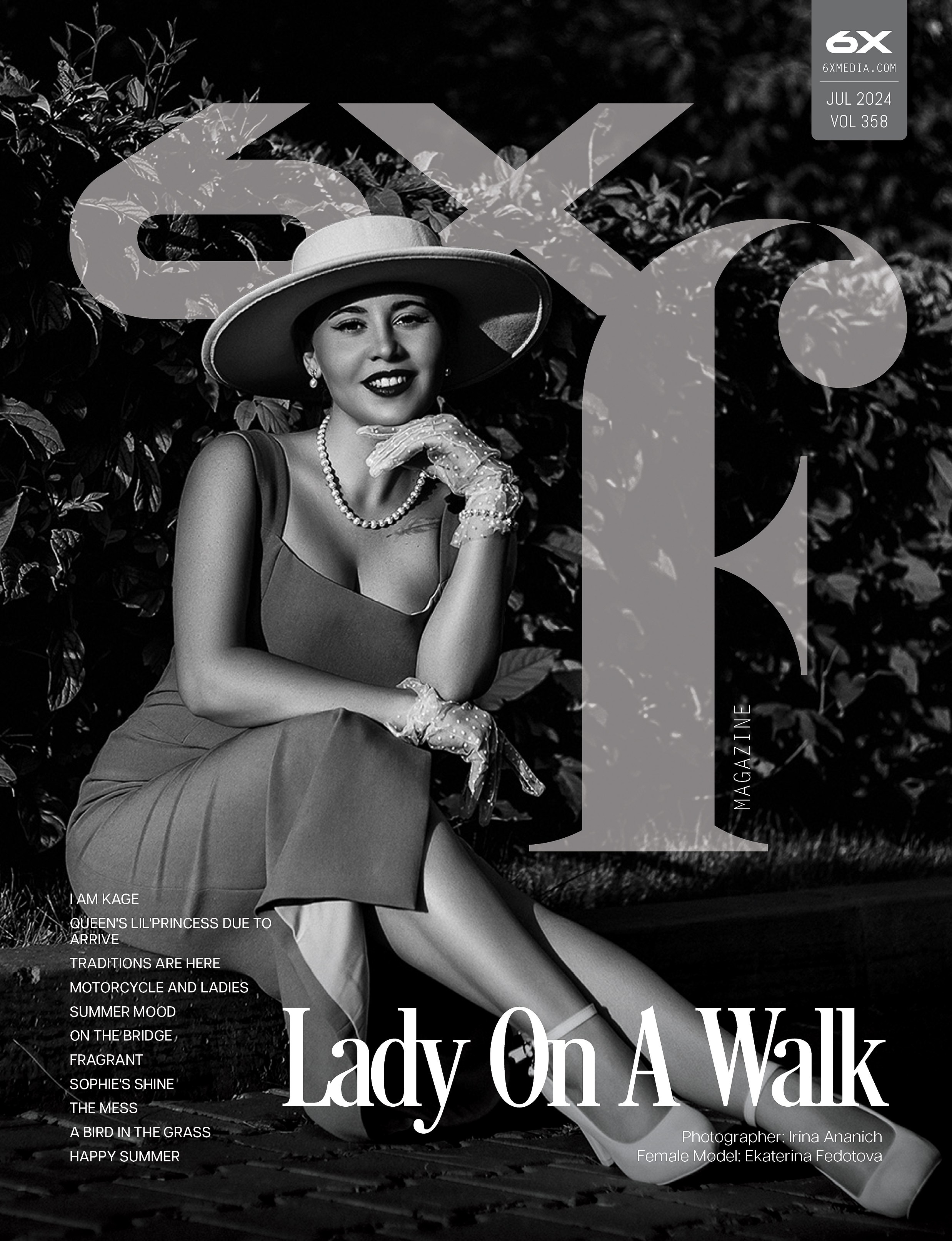 6X Magazine июль 2024. Ирина Ананич. Фотограф в Красноярске