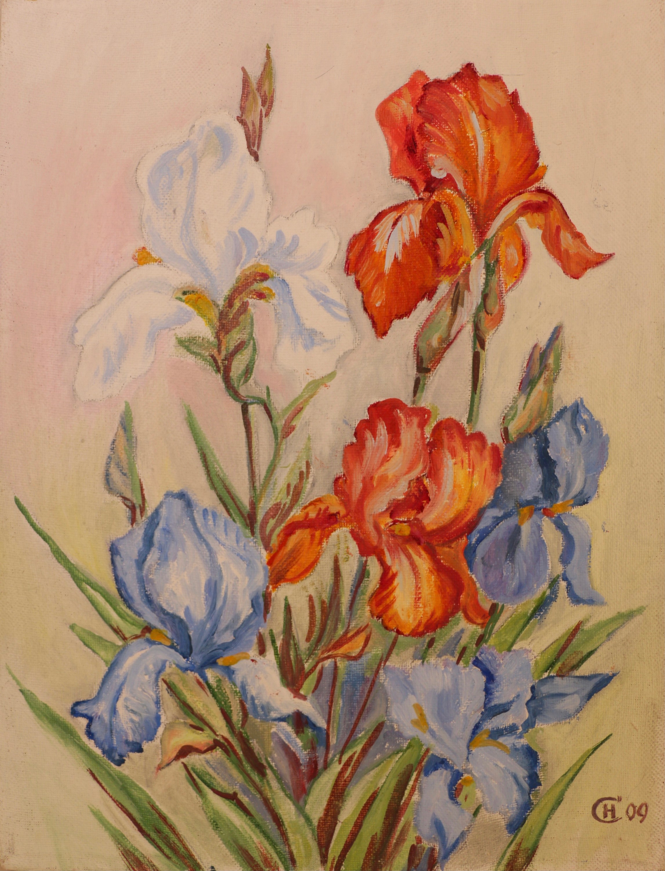 Цветы. Продажа картин маслом на холсте в г. Ялта