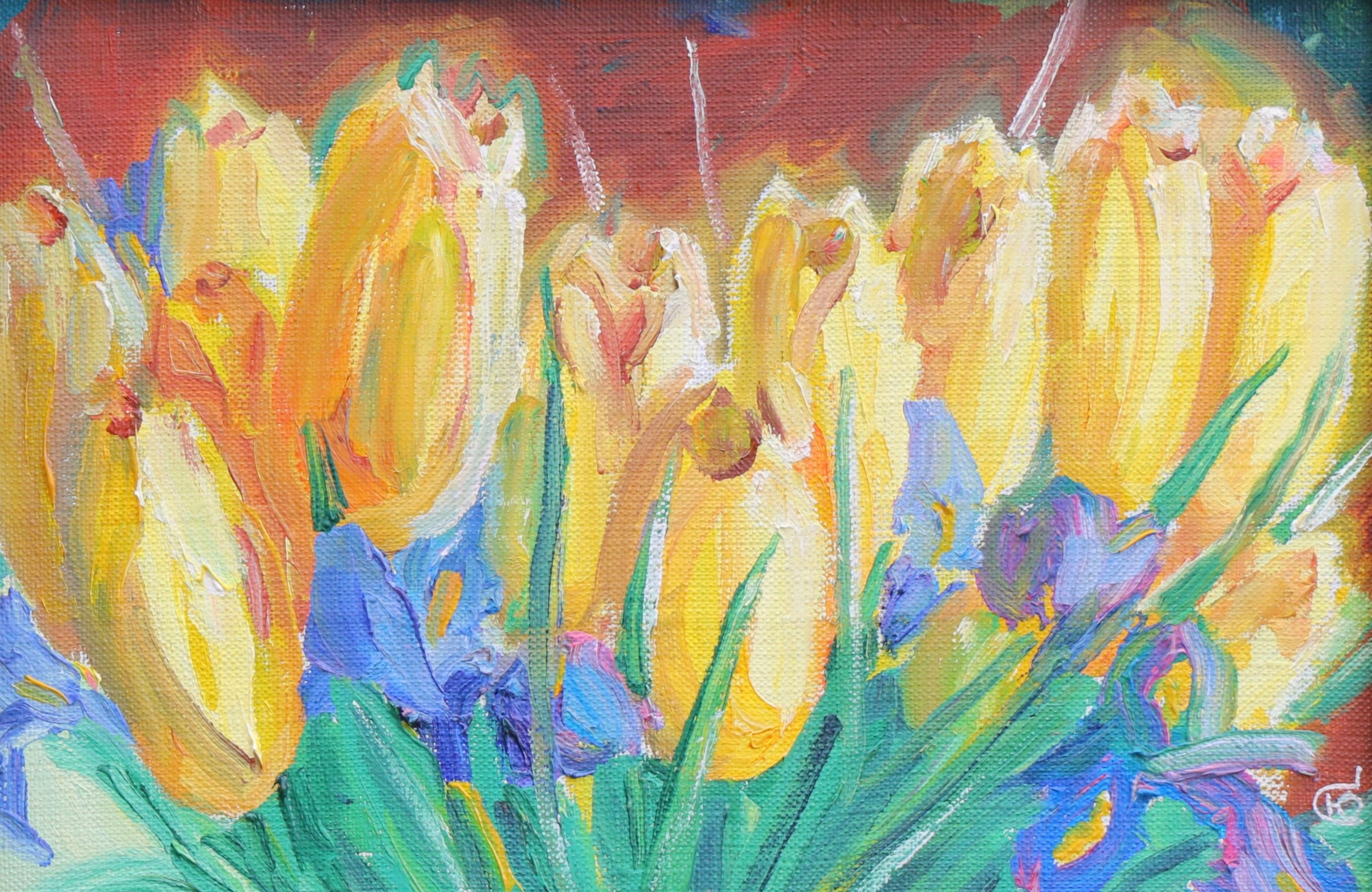 Цветы. Продажа картин маслом на холсте в г. Ялта