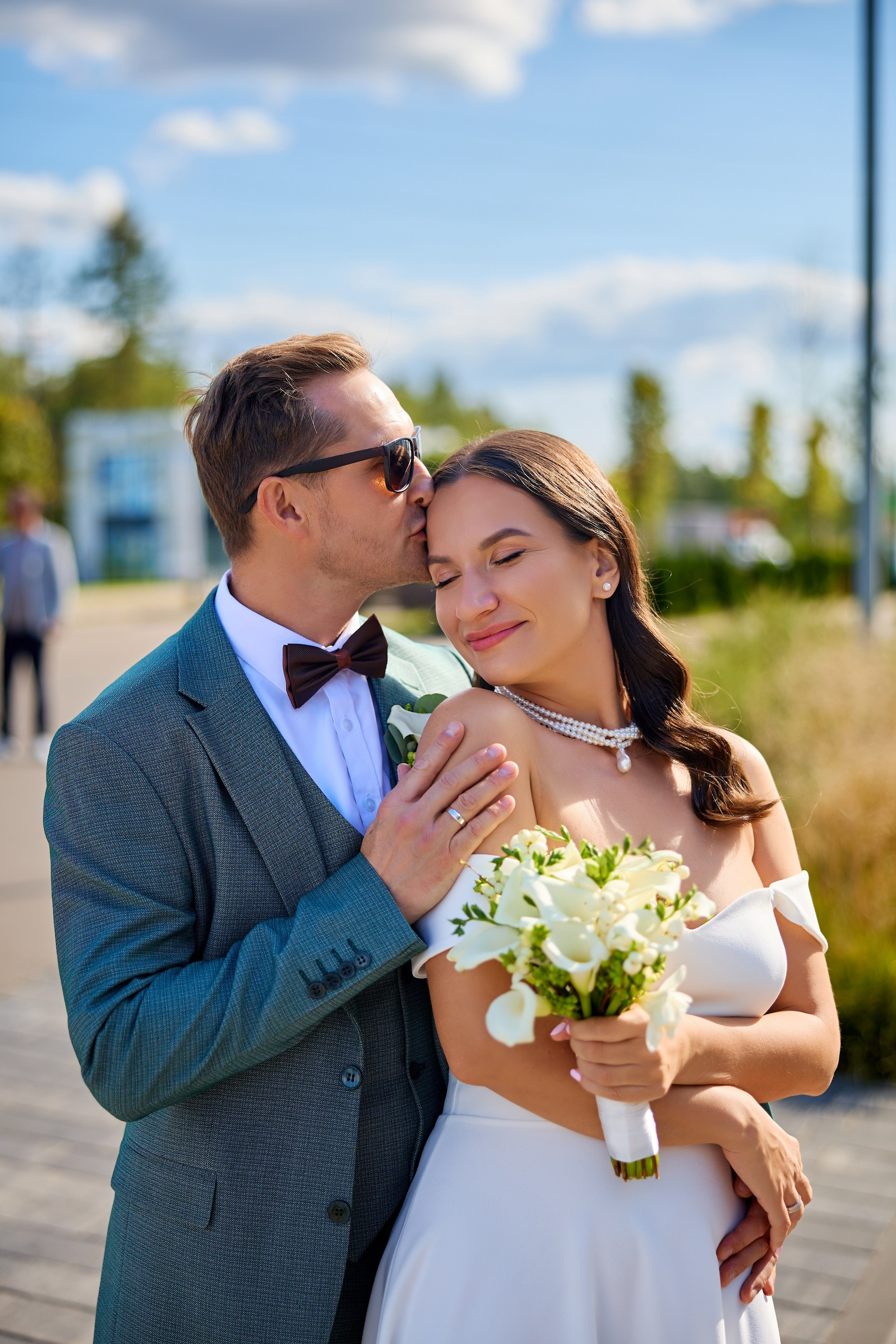 Свадебная фотосессия в Кинопарке Москино. Свадебный фотограф Сергей Колбинский