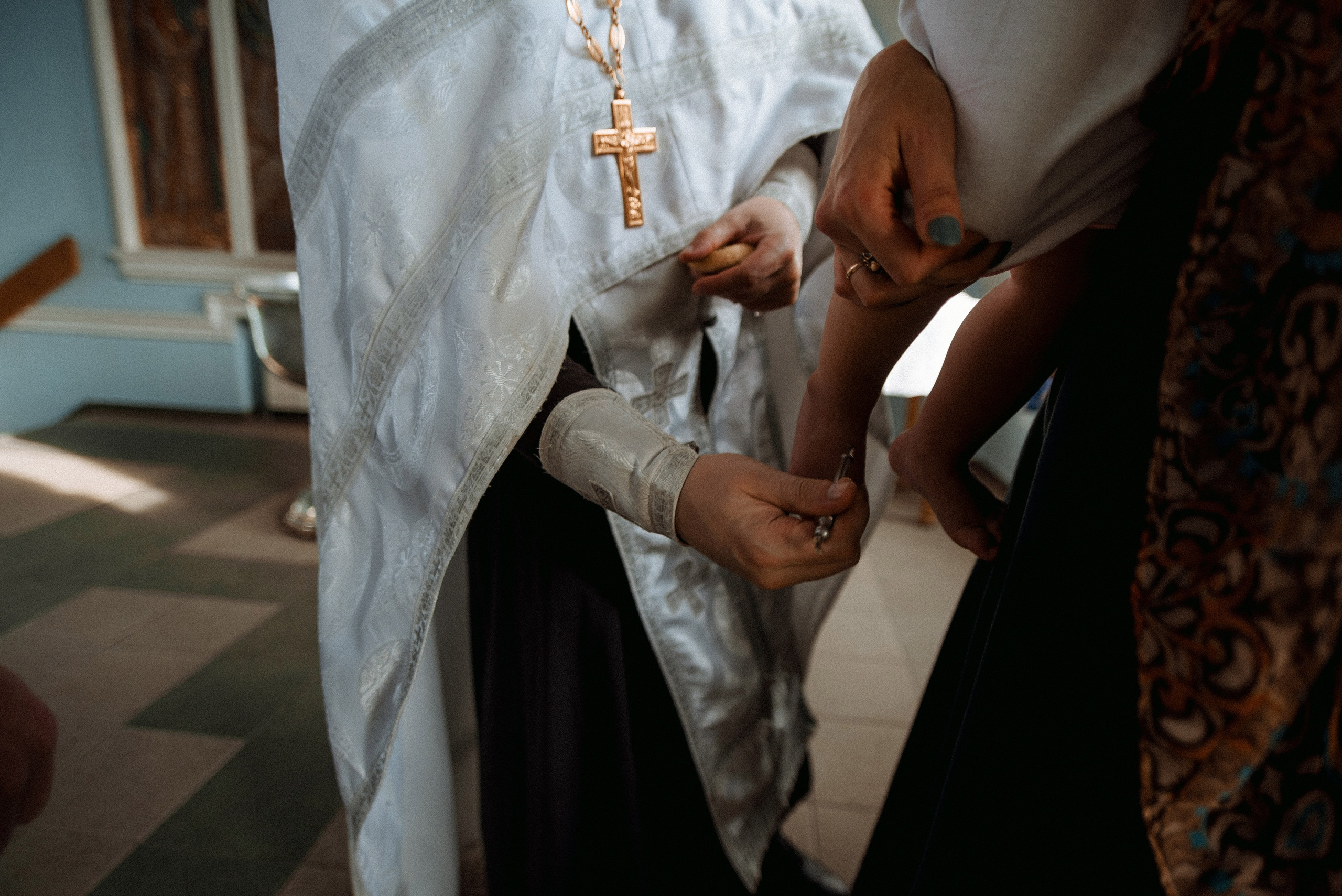 Крещение Софии. Семейный документальный фотограф в Волгограде Мариэта Додина