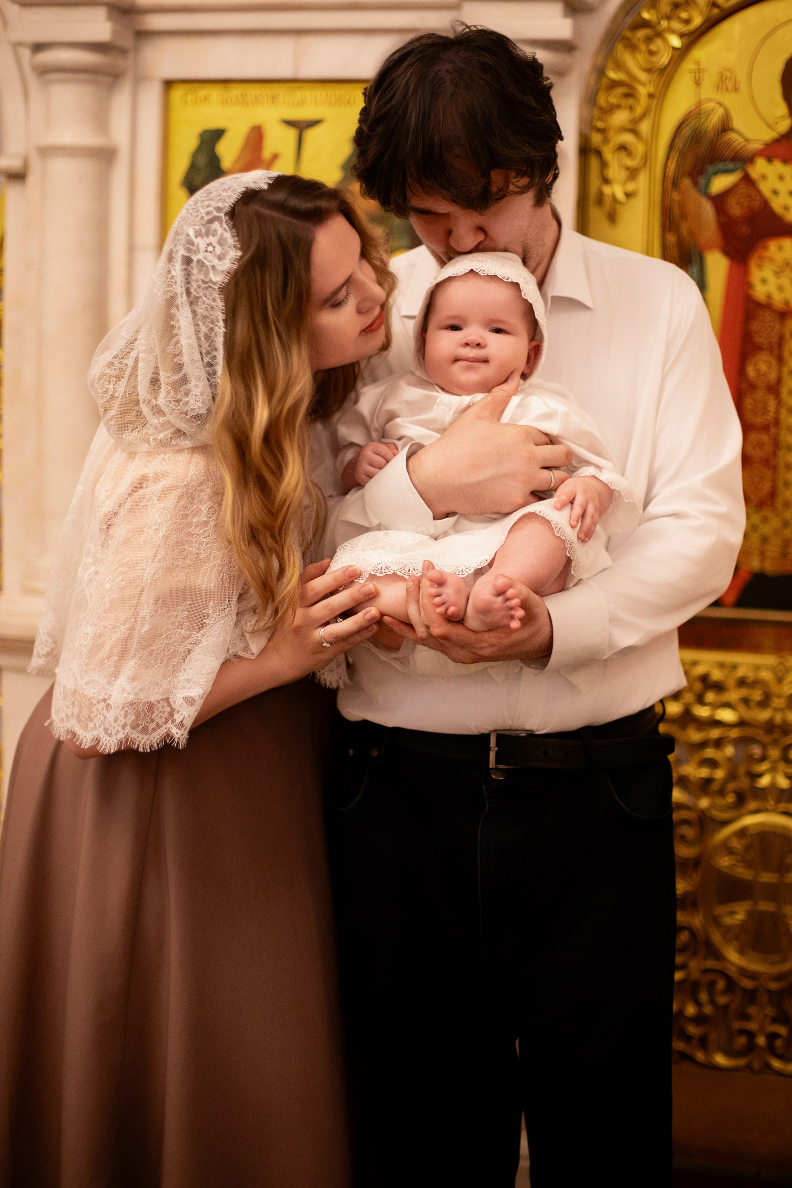 Таинство Крещения. Фотограф новорожденных в Москве Кристина Ткач