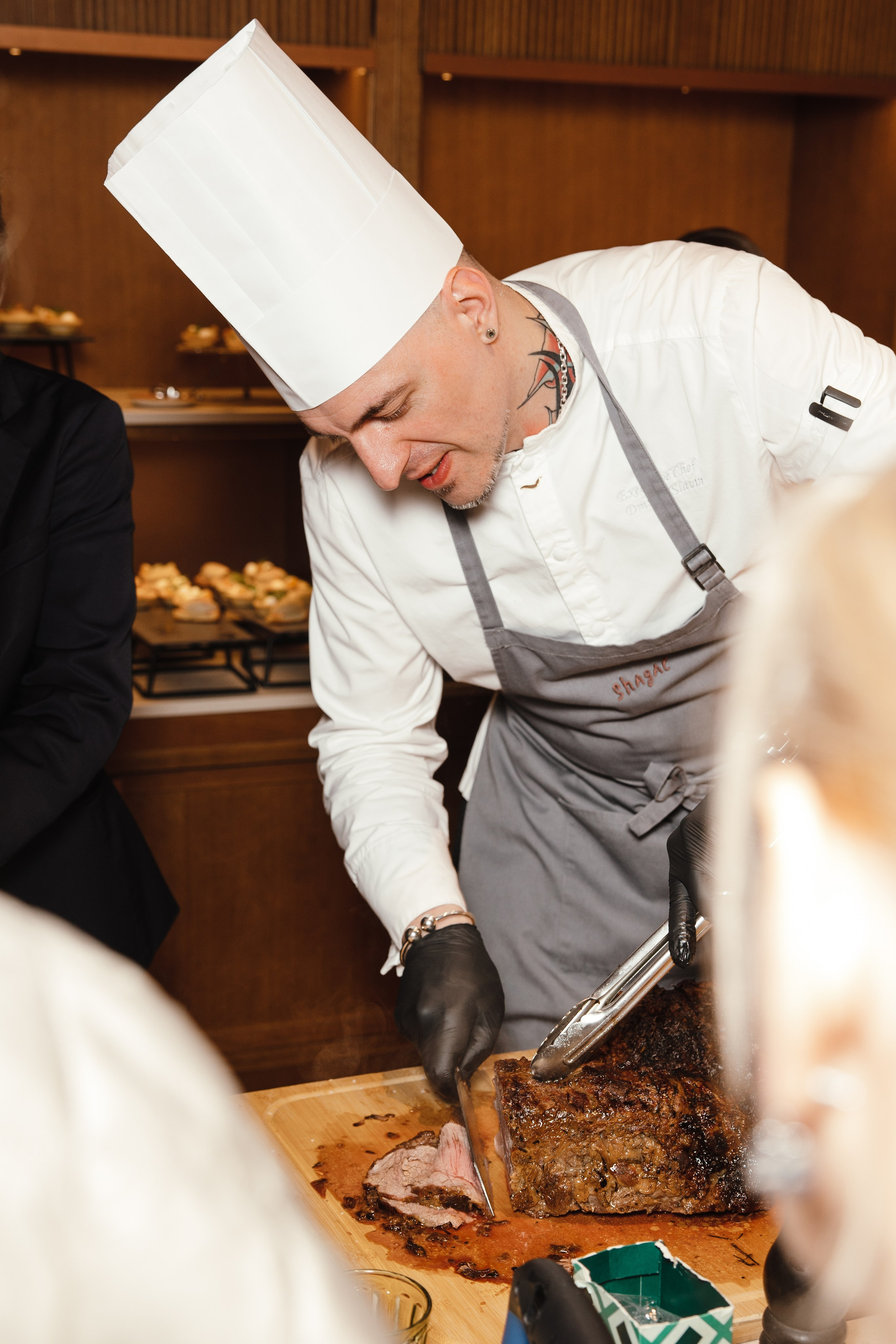 Презентация Russian Fashion Dom в ресторане Shagal. Контент фотограф в Москве и области Елена Кулакова