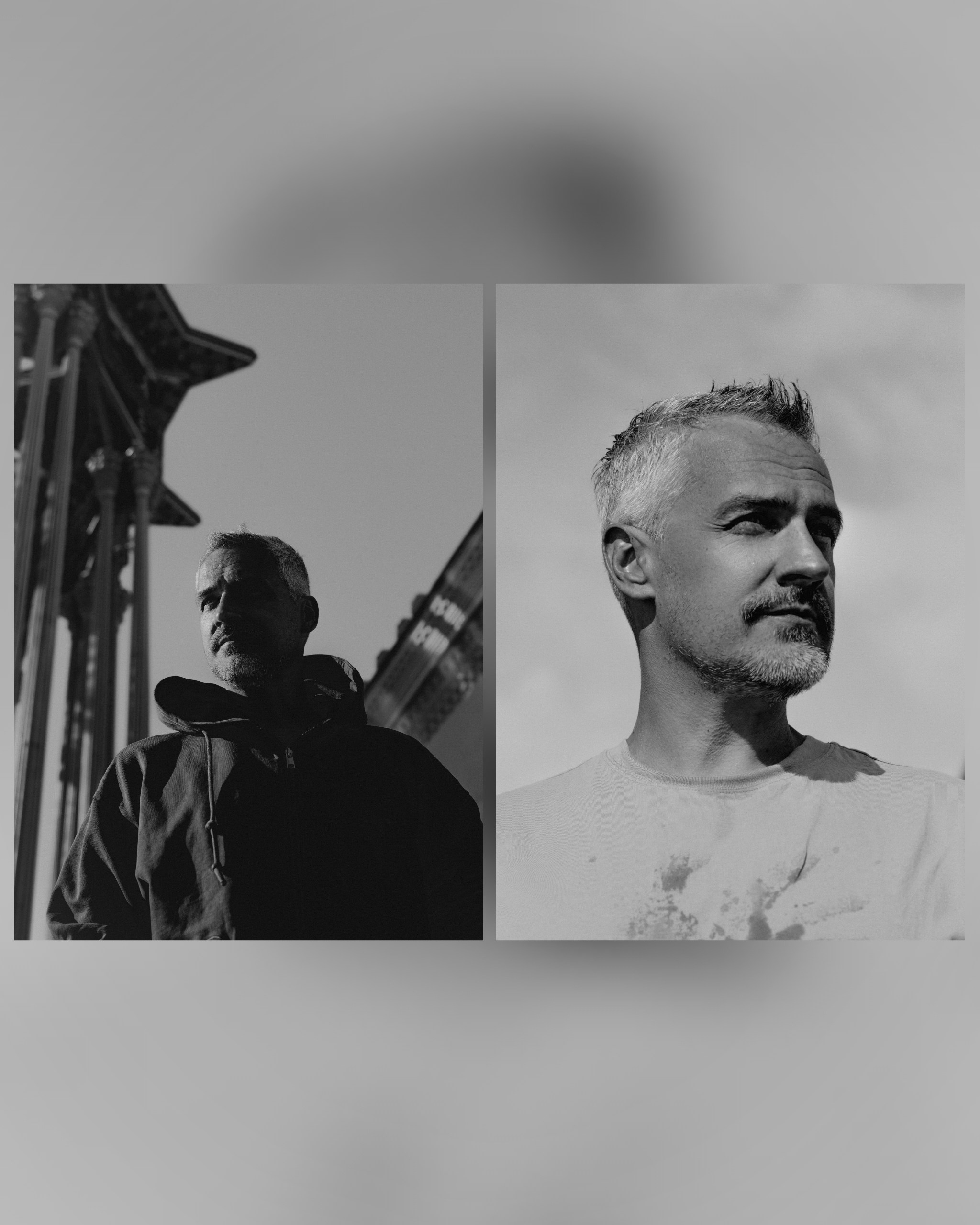 необычное чб фото мужчины