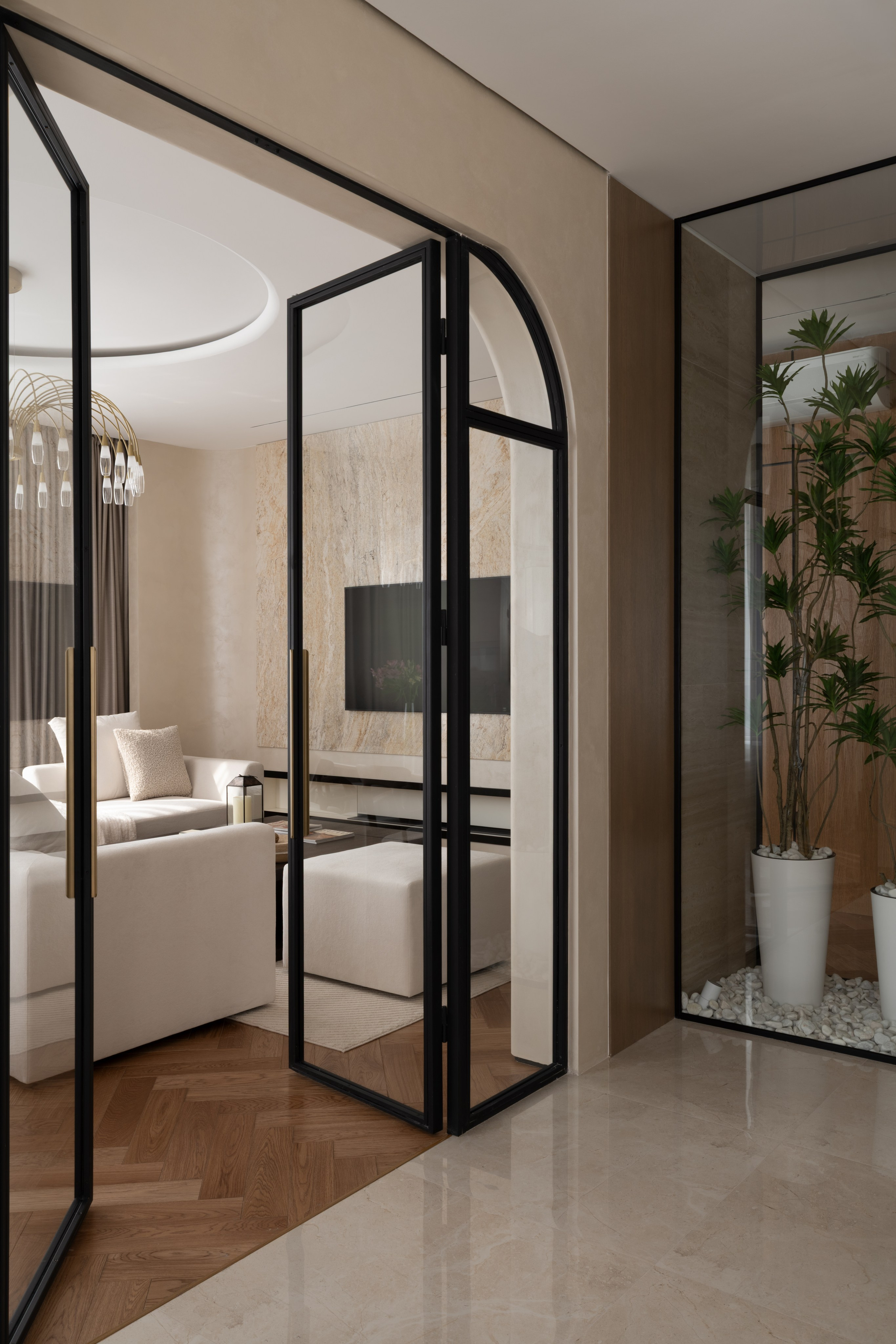 ЖК «Аль-Фараби 27», 120 м². Room Design Studio