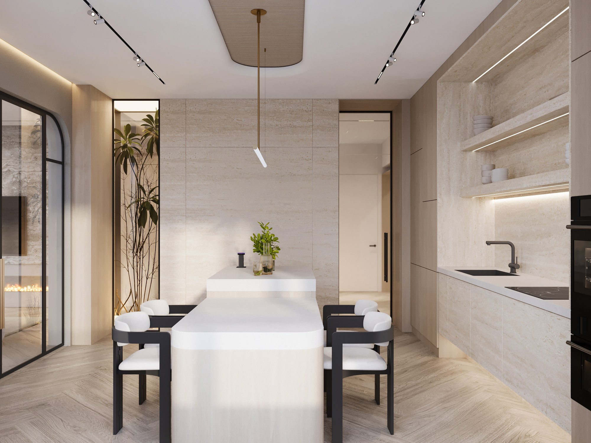 ЖК «Аль-Фараби 27», 120 м². Room Design Studio