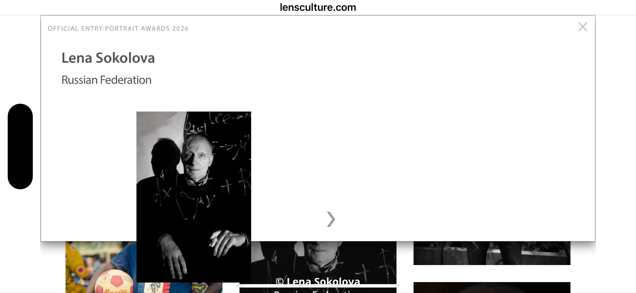 LensCulture. Фотографии Лены Соколовой