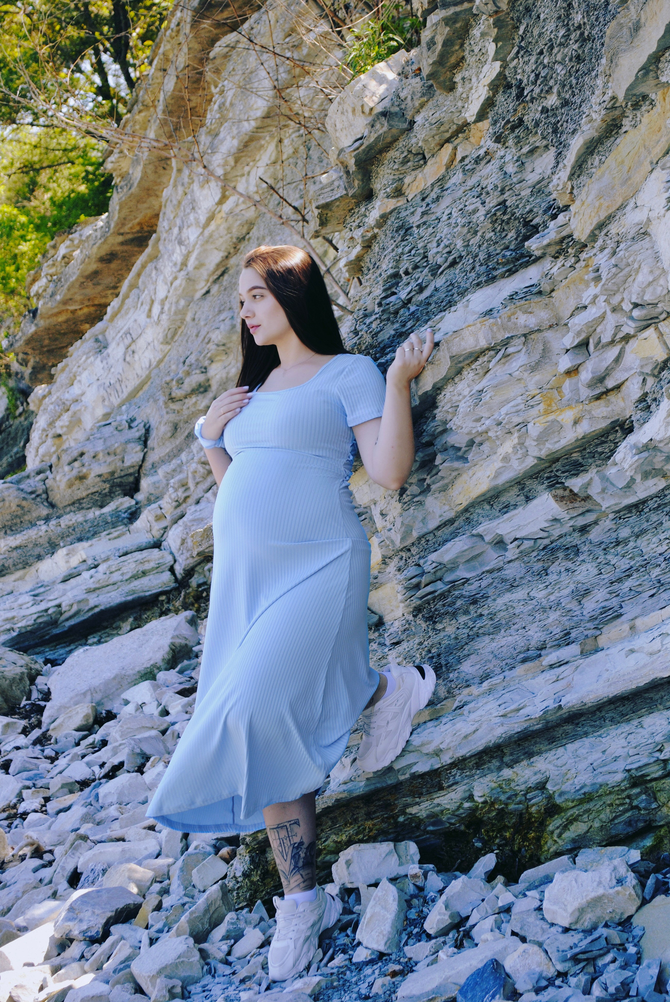 Беременность на берегу моря. Фотограф Мария Мусаелян