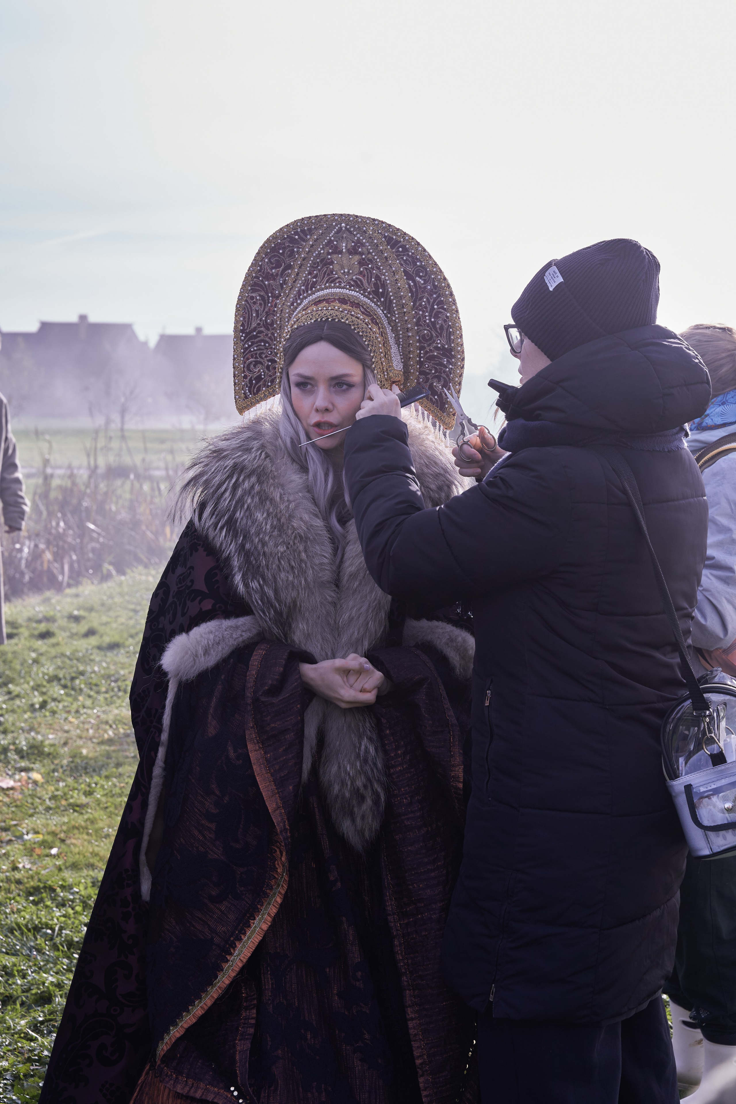 Бекстейдж съемки сериала. Krasnopoliophoto