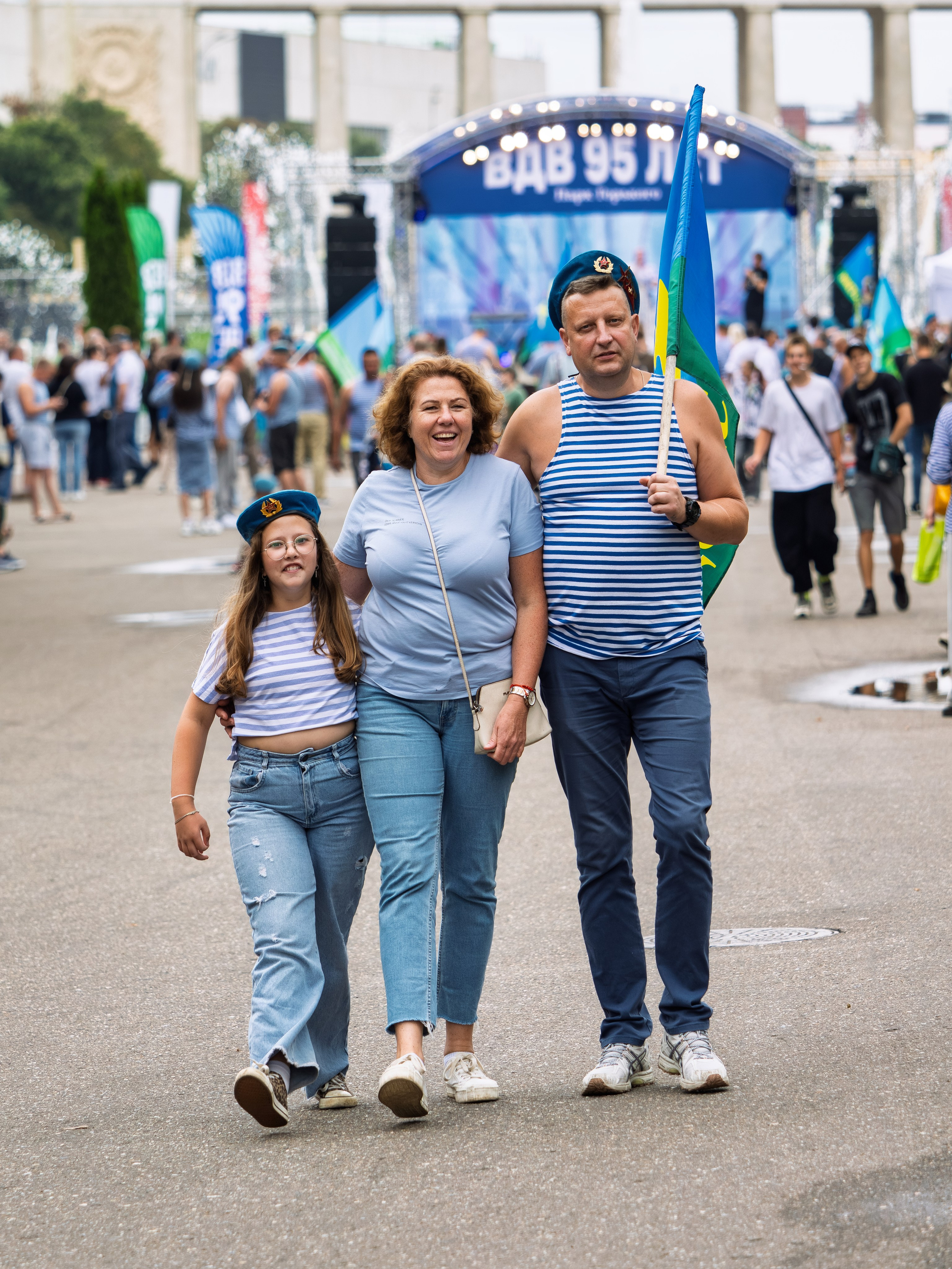 Празднование 95-летия ВДВ в парке горького 2 августа 2025 гола. Фотограф Никифоров-Гордеев Сергей. Москва и МО