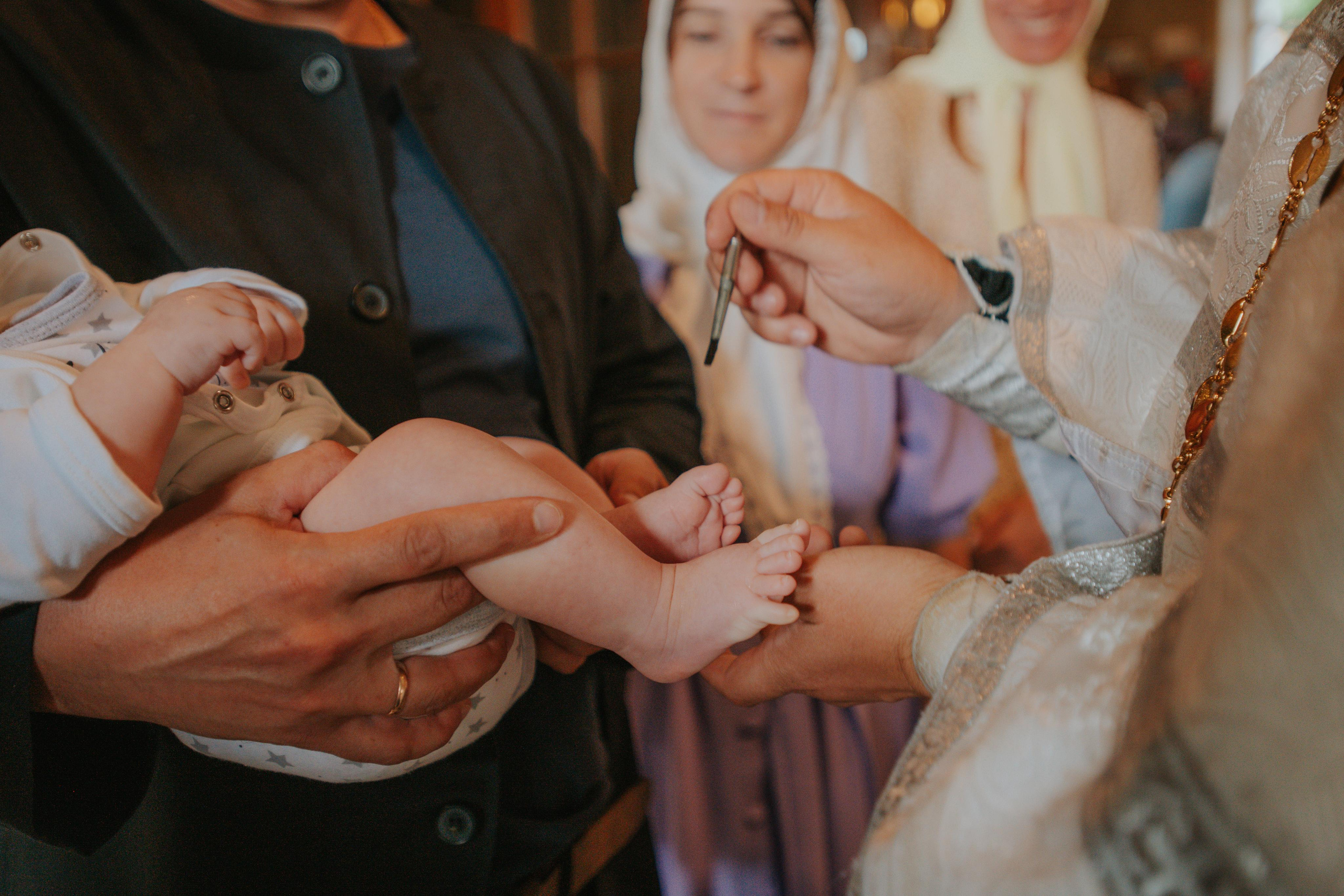Крещение Романа. Фотограф Алла Елисеева