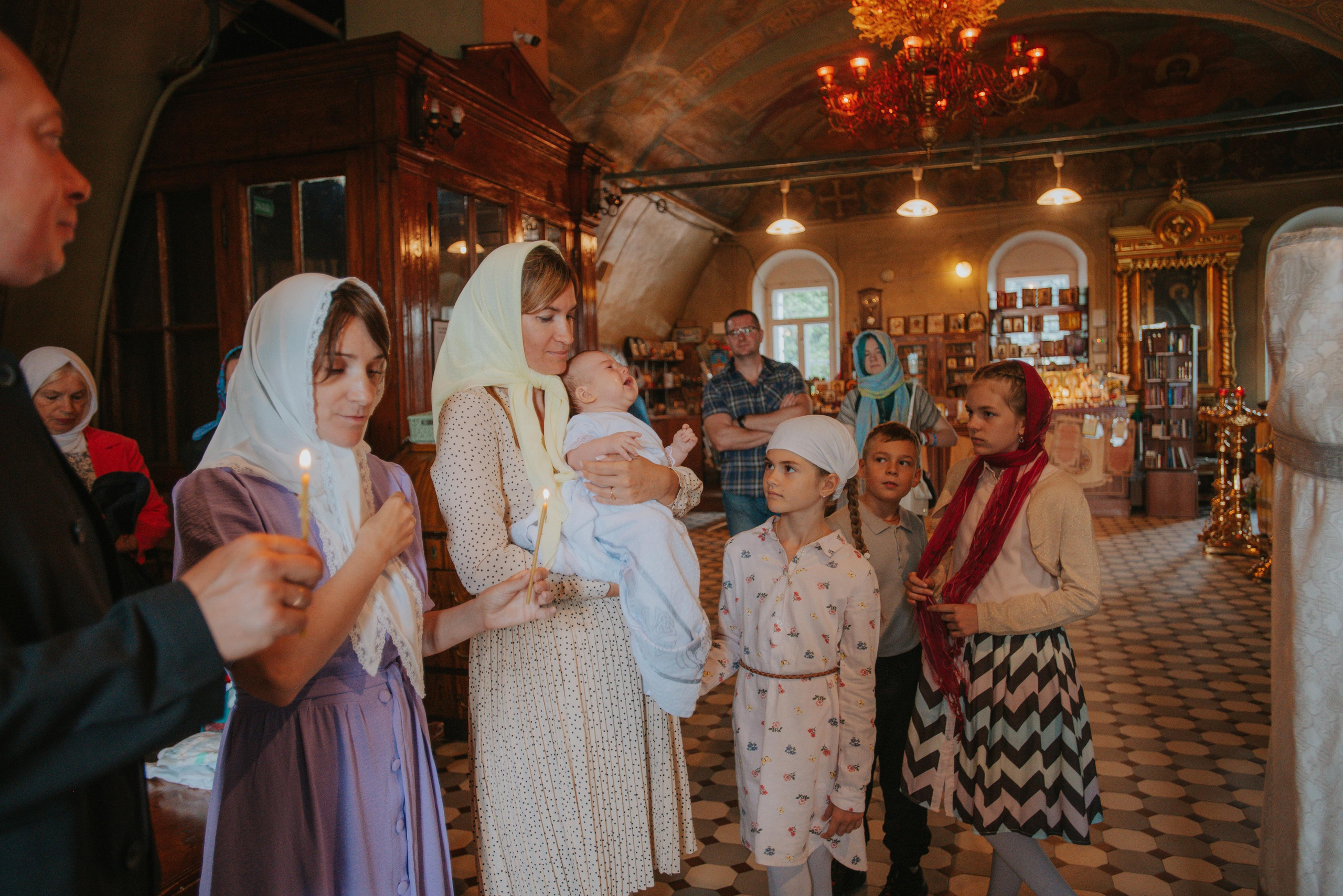 Крещение Романа. Фотограф Алла Елисеева