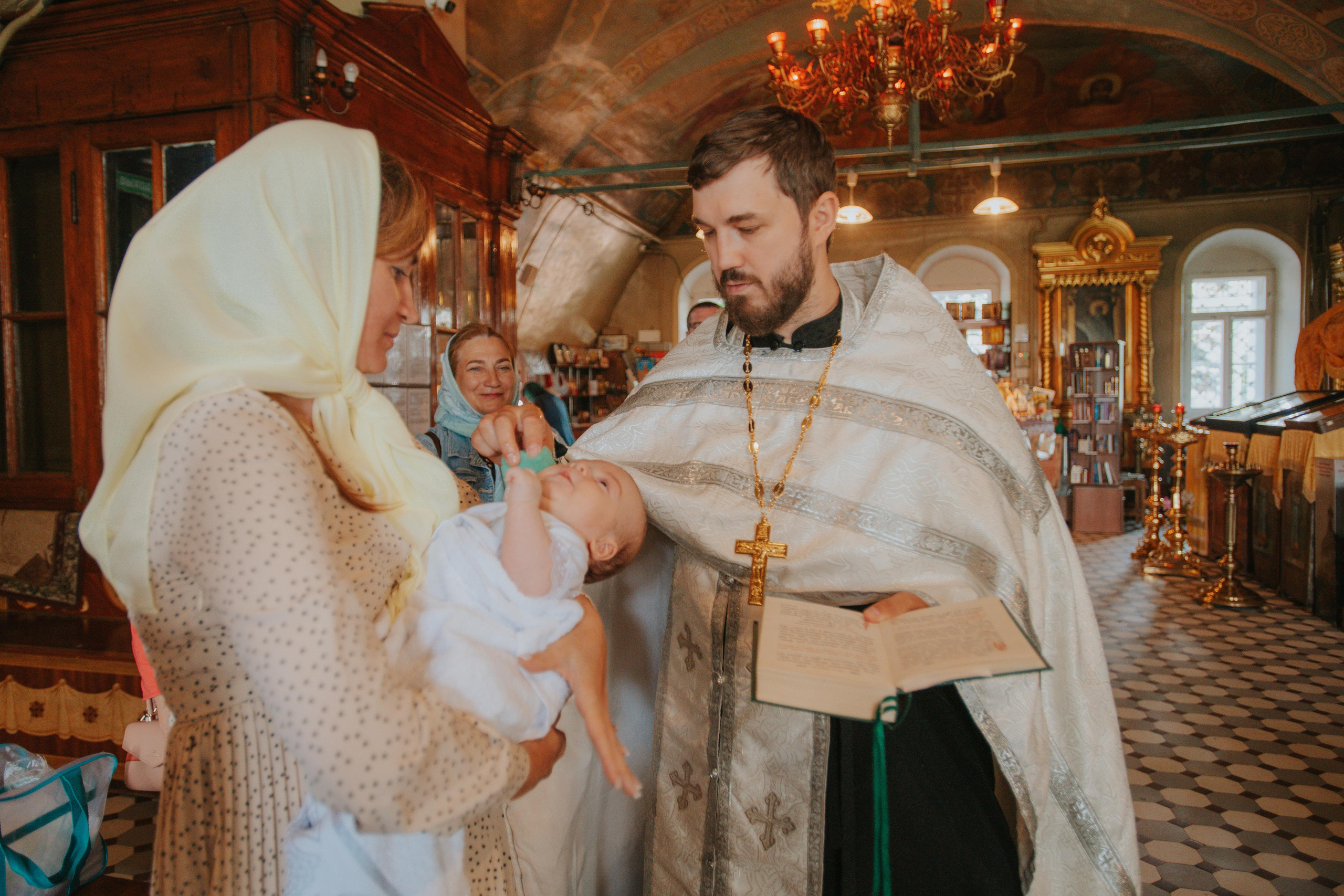 Крещение Романа. Фотограф Алла Елисеева