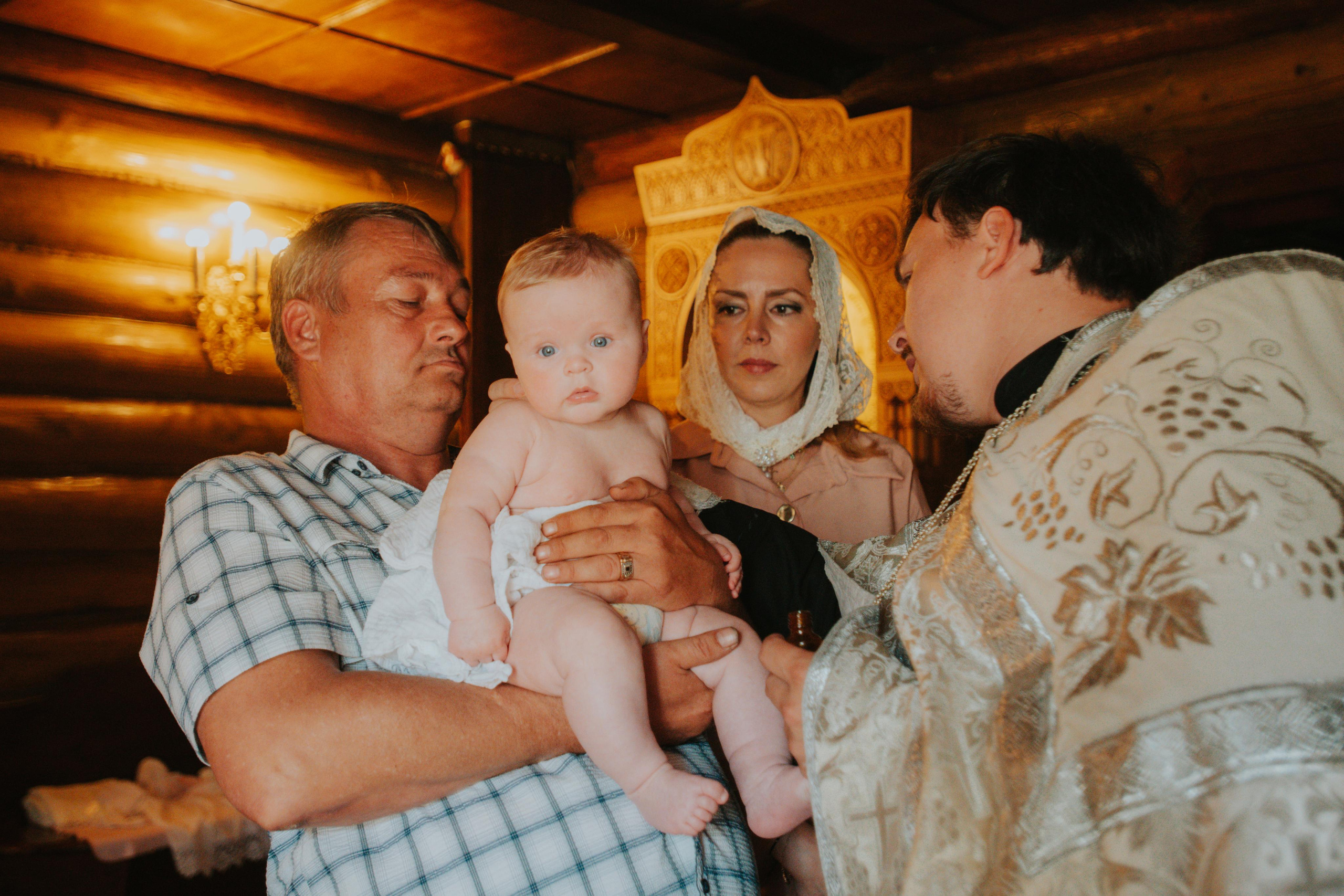 Крещение Катерины. Фотограф Алла Елисеева