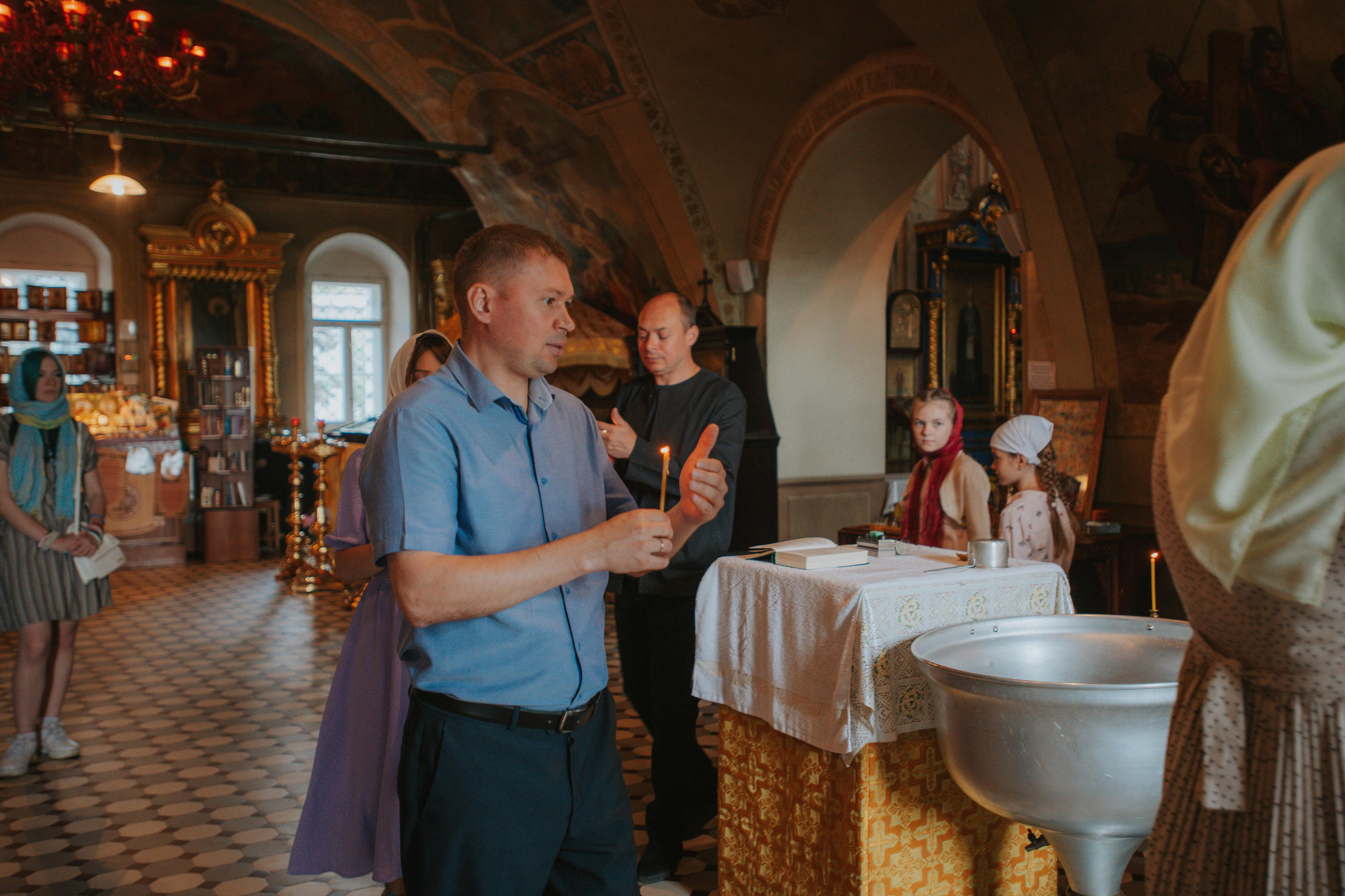 Крещение Романа. Фотограф Алла Елисеева