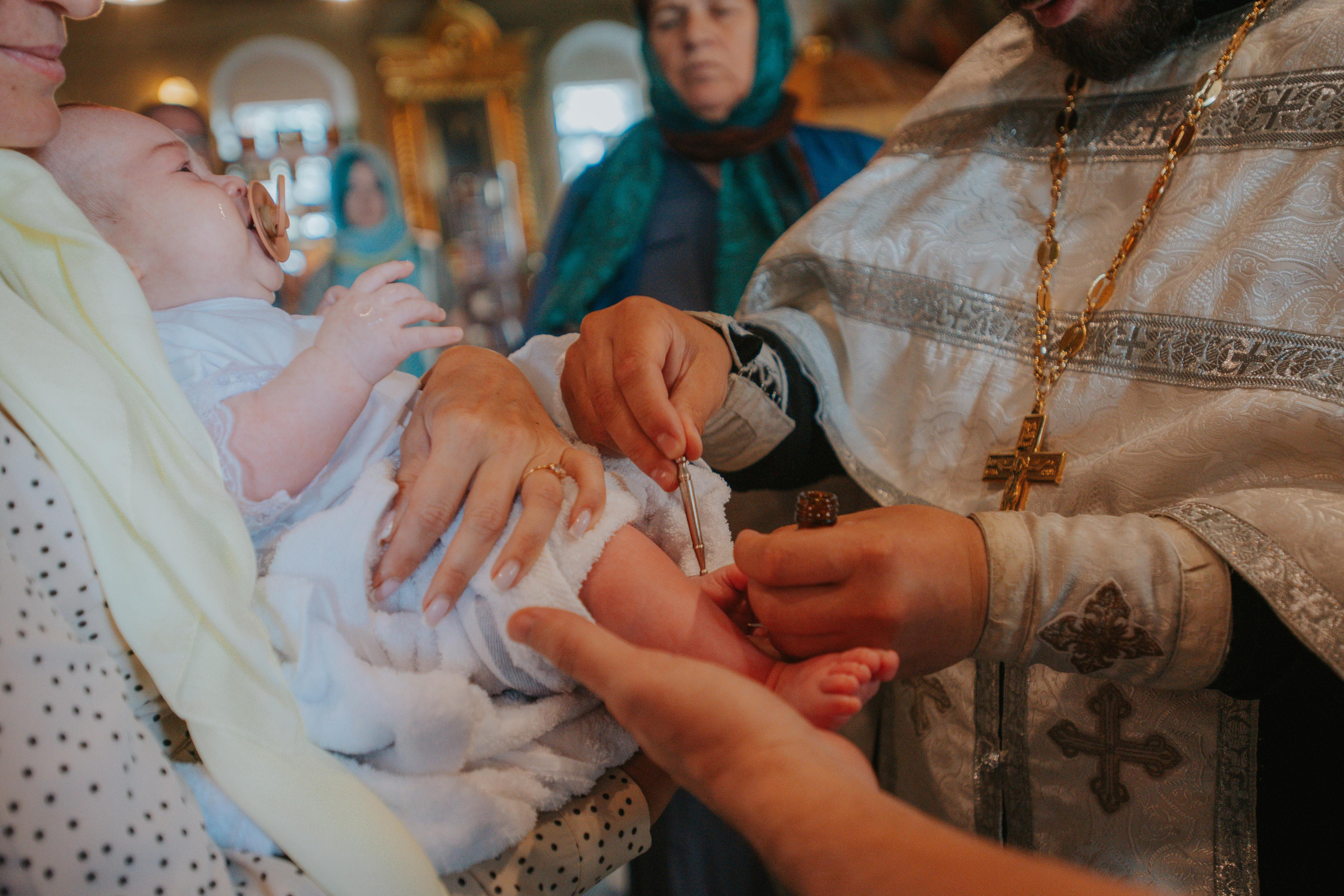 Крещение Романа. Фотограф Алла Елисеева