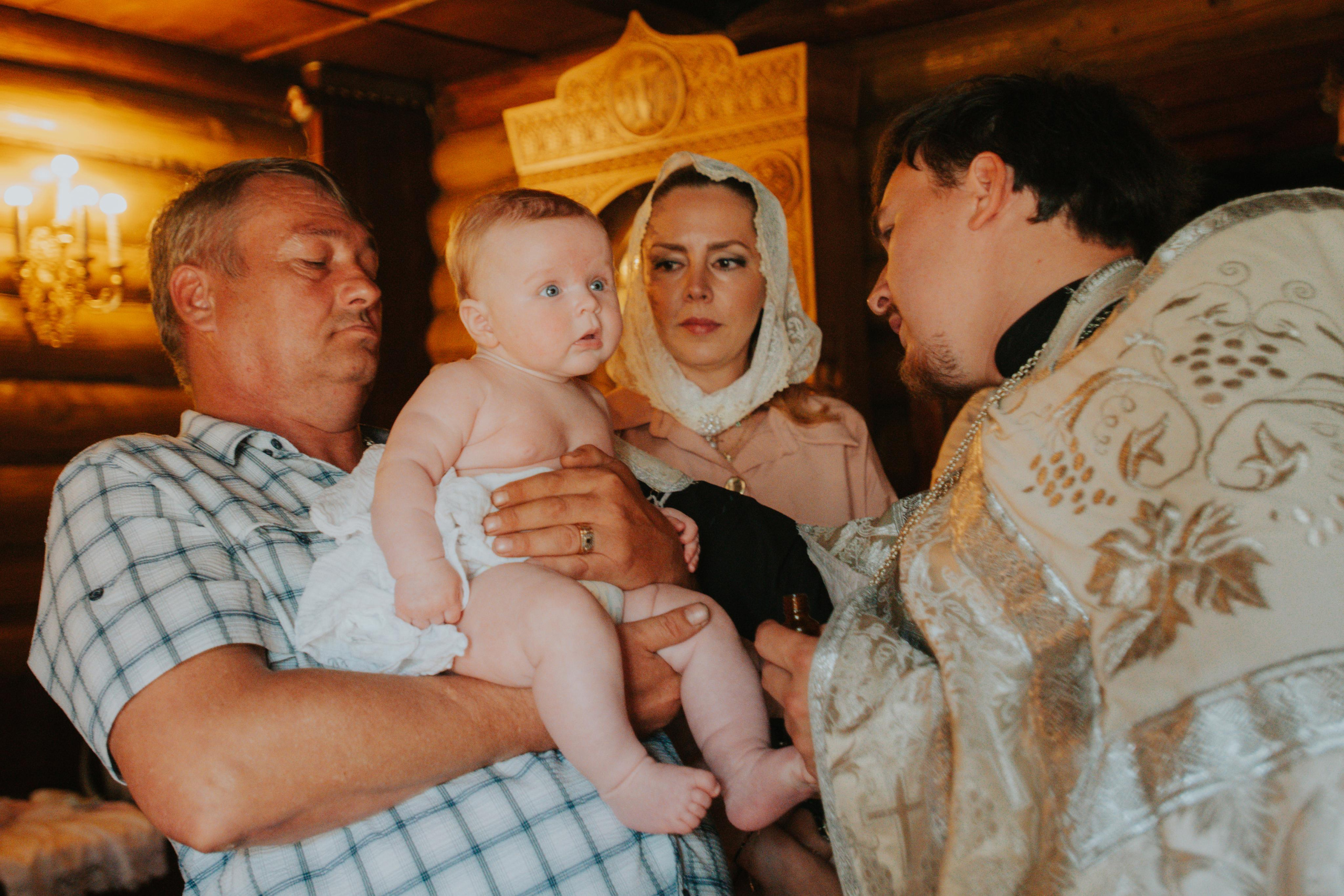 Крещение Катерины. Фотограф Алла Елисеева