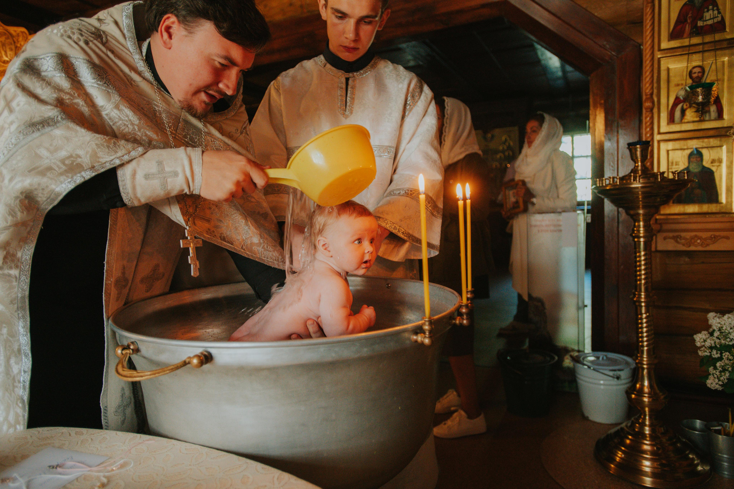 Крещение Катерины. Фотограф Алла Елисеева