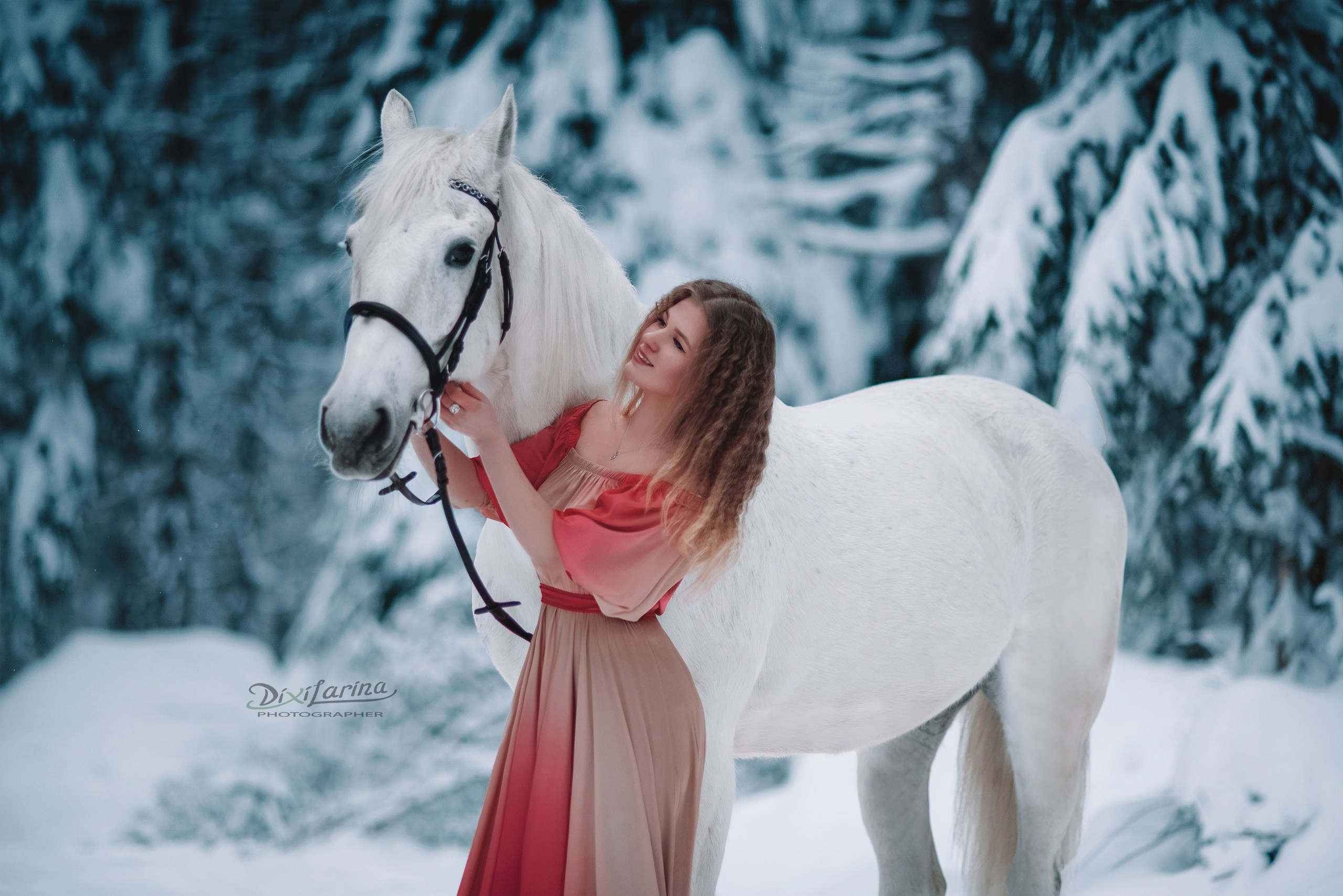 Примеры зимних образов фото Дикси Ларина. Фотограф Варвара Ермоленко