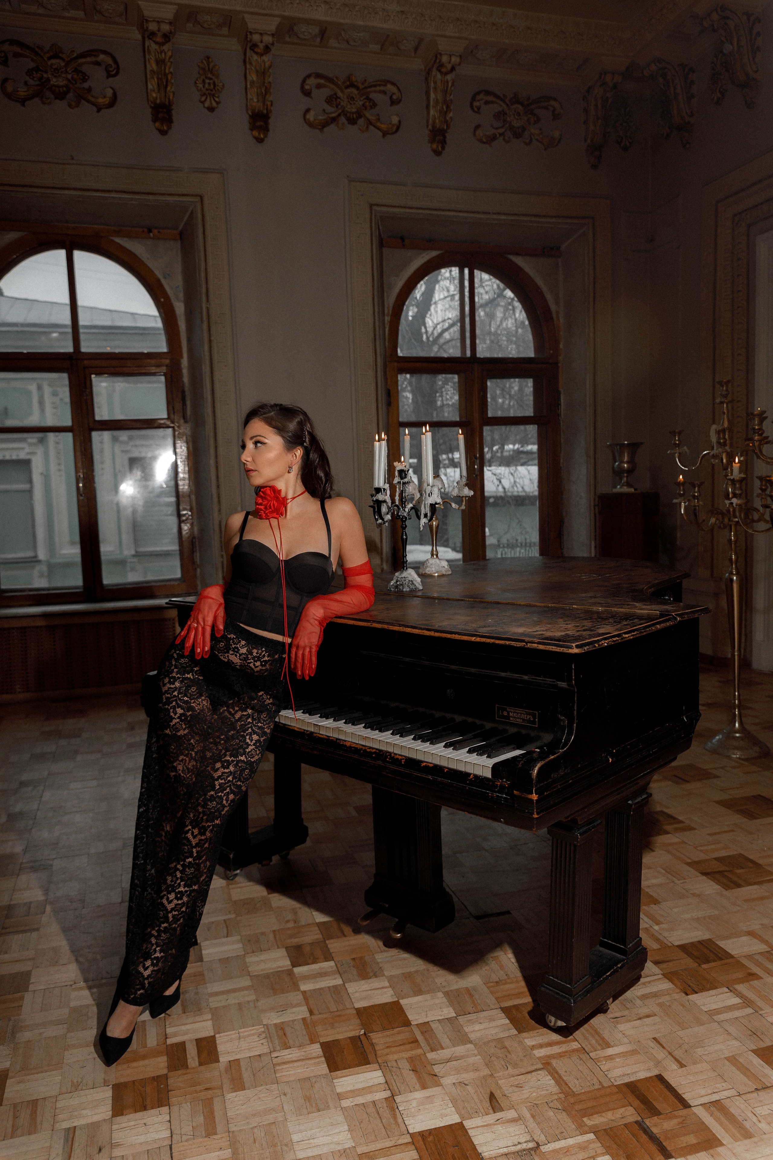 Особняк с роялем. Женский фотограф Москва, Лобня