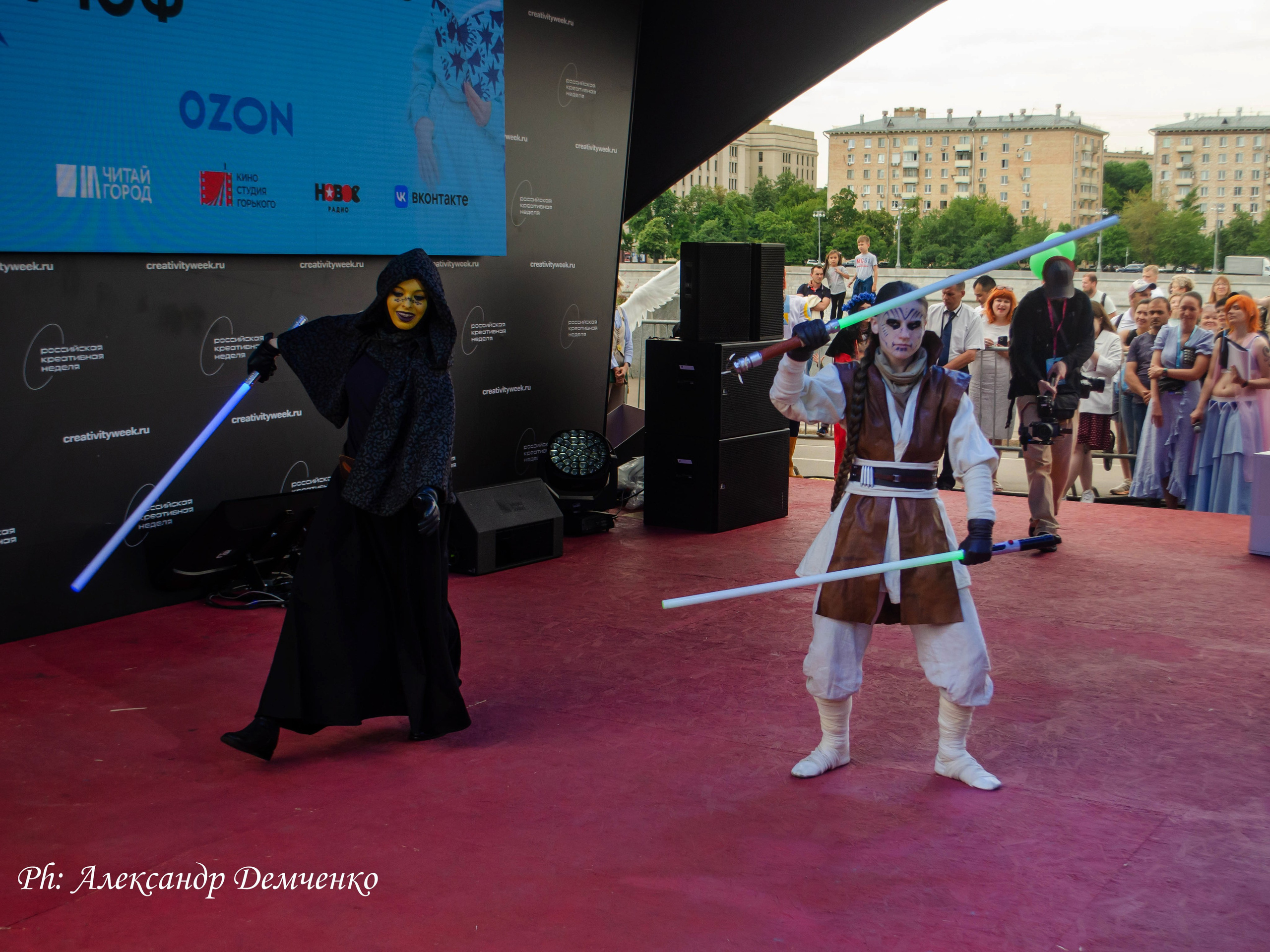 Фотосессия в Парке Горького на Лидеры молодого контента