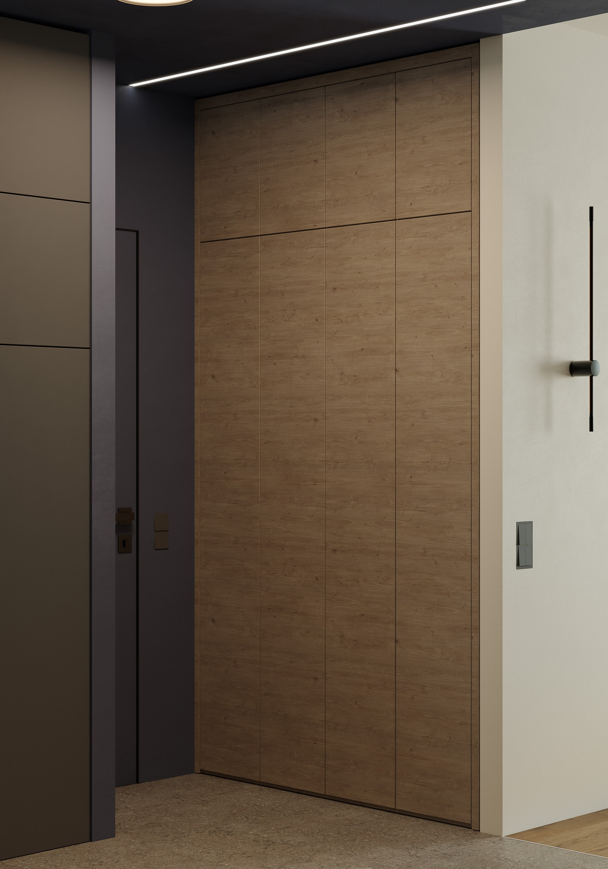 Квартира для LSD Bureau. 3D визуализация интерьера и архитектурной среды