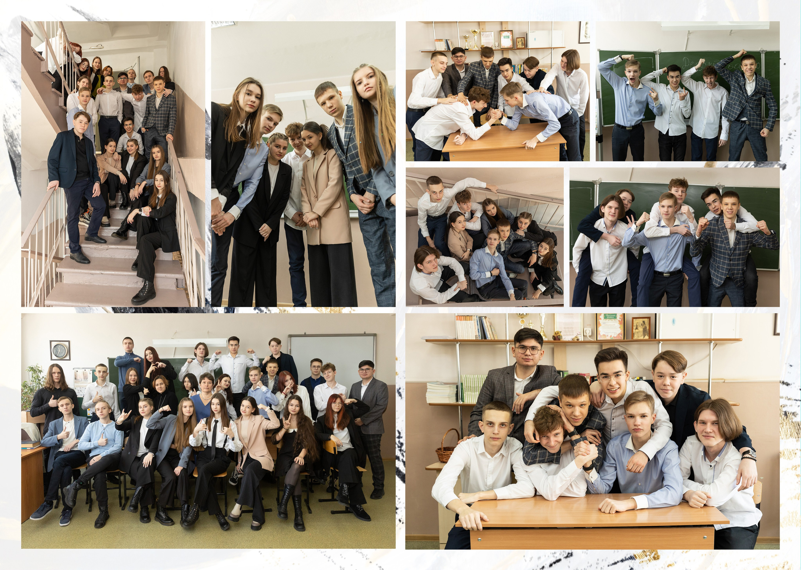 ^ пример Альбом БАЗОВЫЙ 7 разворотов 4 фотосессии. Семейный, детский, школьный фотограф в Благовещенске Яна Белоусова