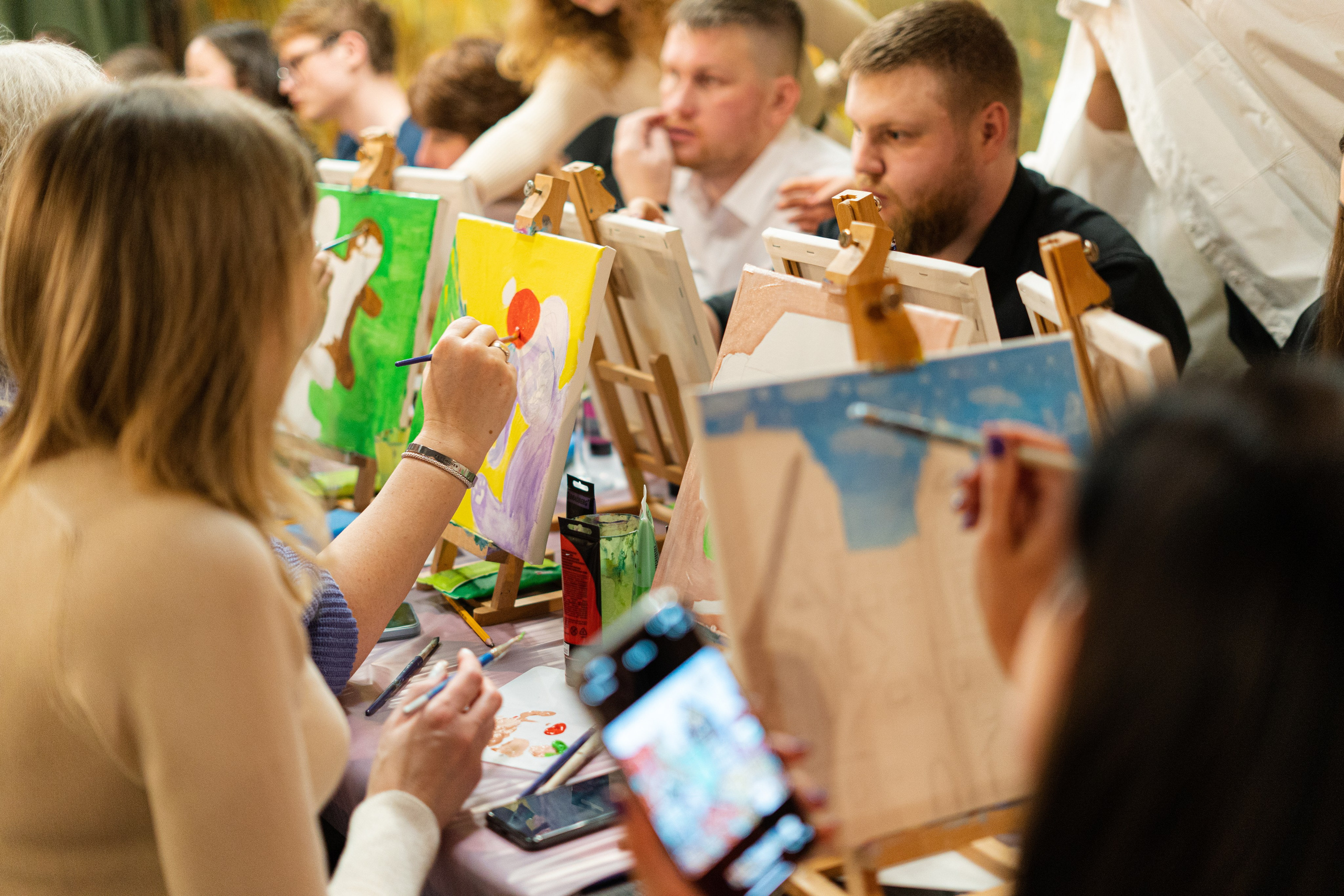 Корпоратив Teach Me Art 2. Портретный фотограф в Москве и Санкт-Петербурге Арина Чех