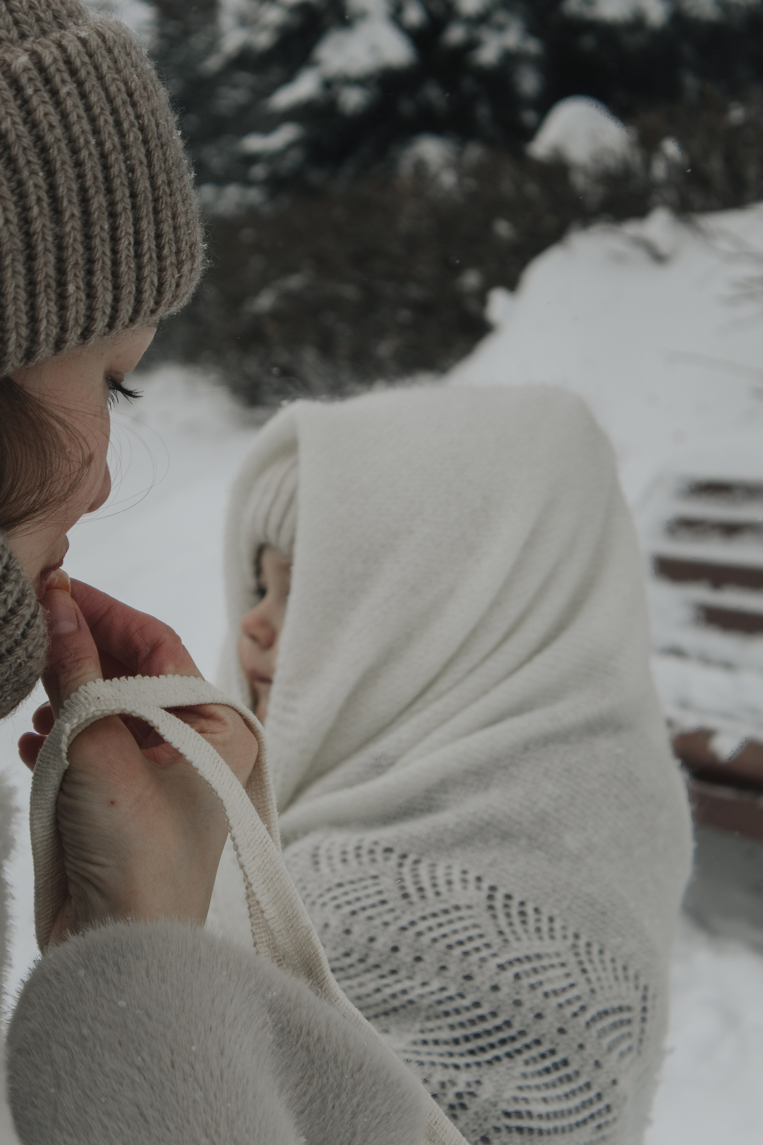 Зимняя фотосессия в парке. Семейный и женский фотограф Москва Юлия Левада