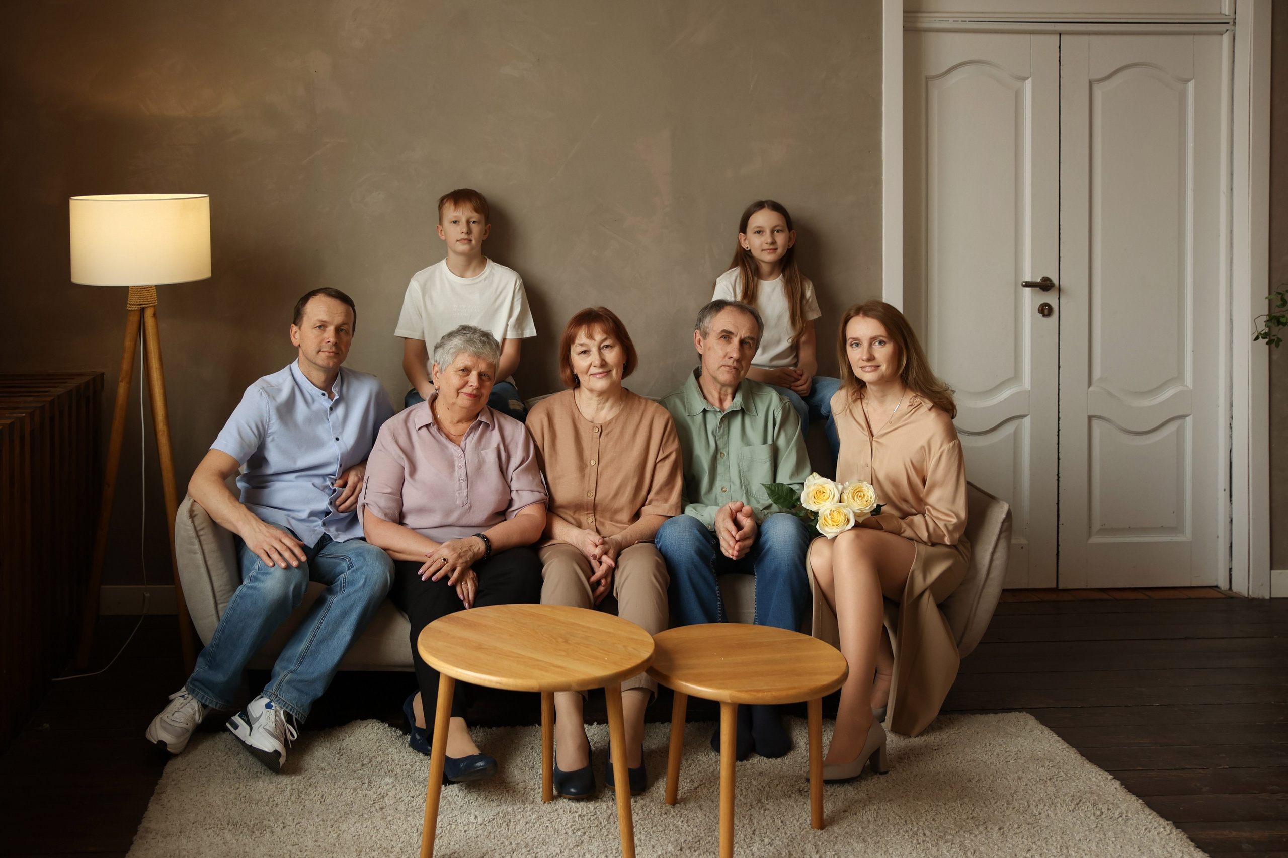 Вместе с бабушками и дедушкой. Фотограф Владимир Москва