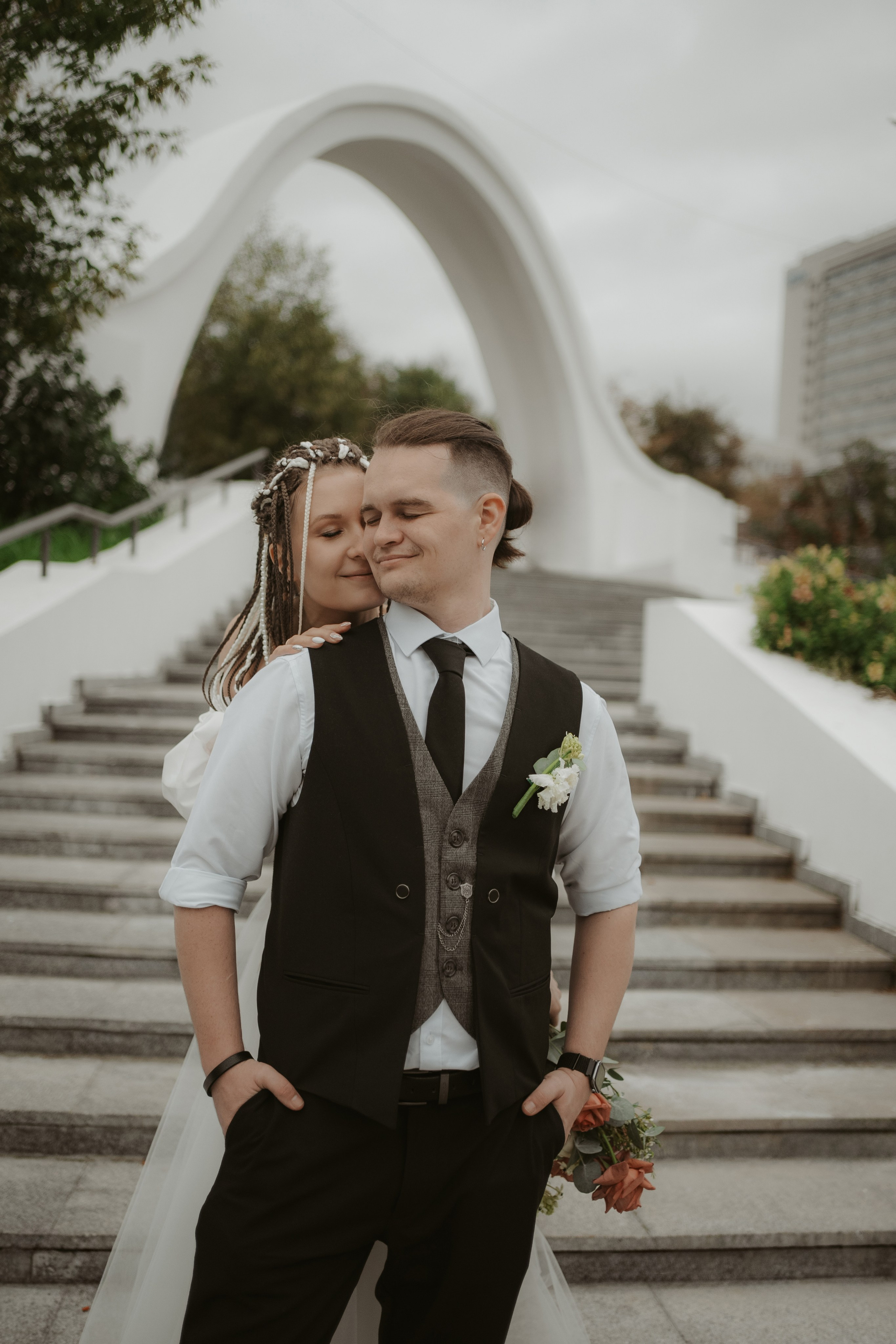 Женя и Рита, свадебная прогулка по Казани. Портретный фотограф в Казани, Красной Поляне и Сочи Анна Кузнецова