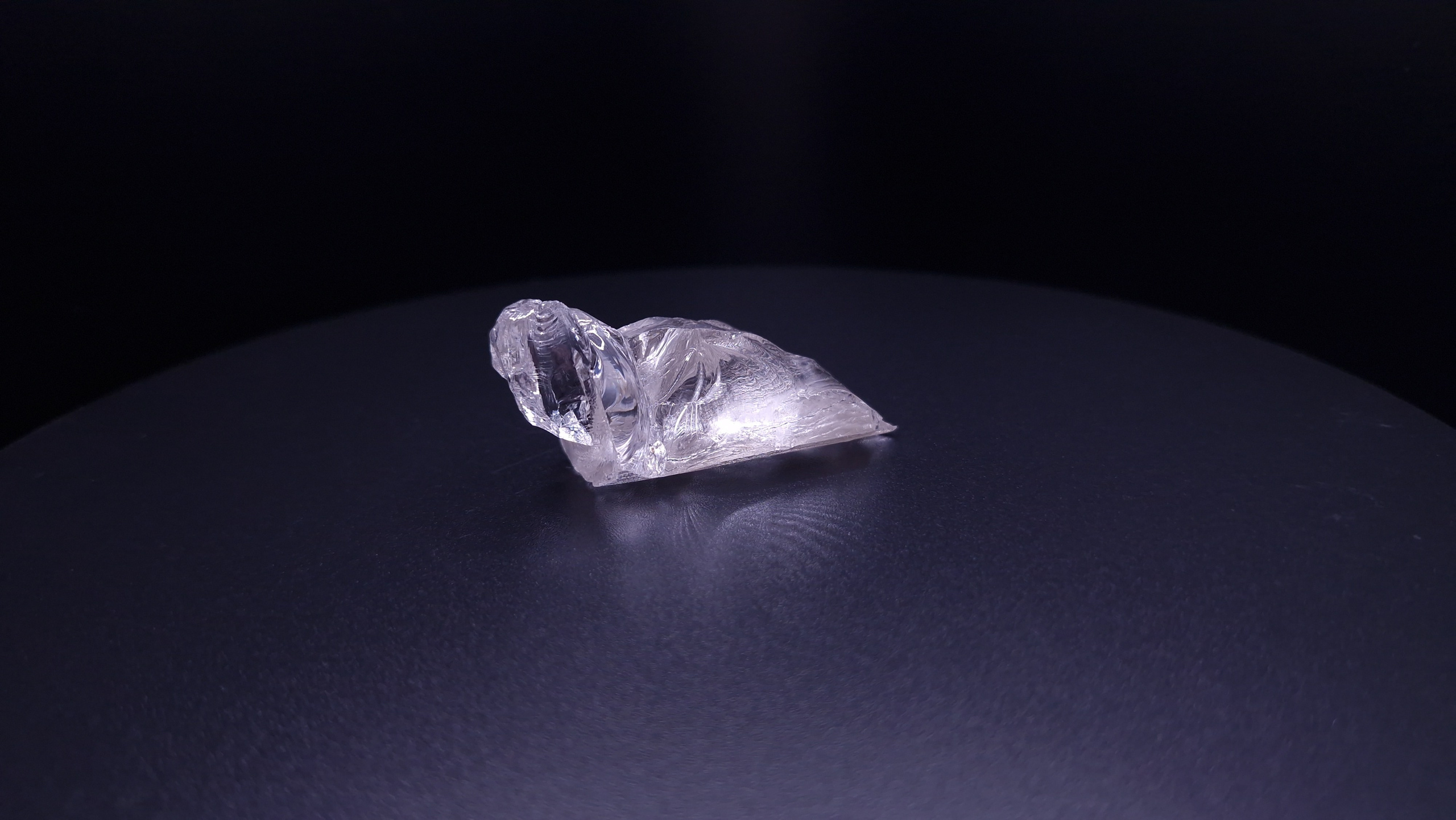 YAG белый гранат 32.59 гр. YAG garnet иттрий алюминиевый гранат ИАГ