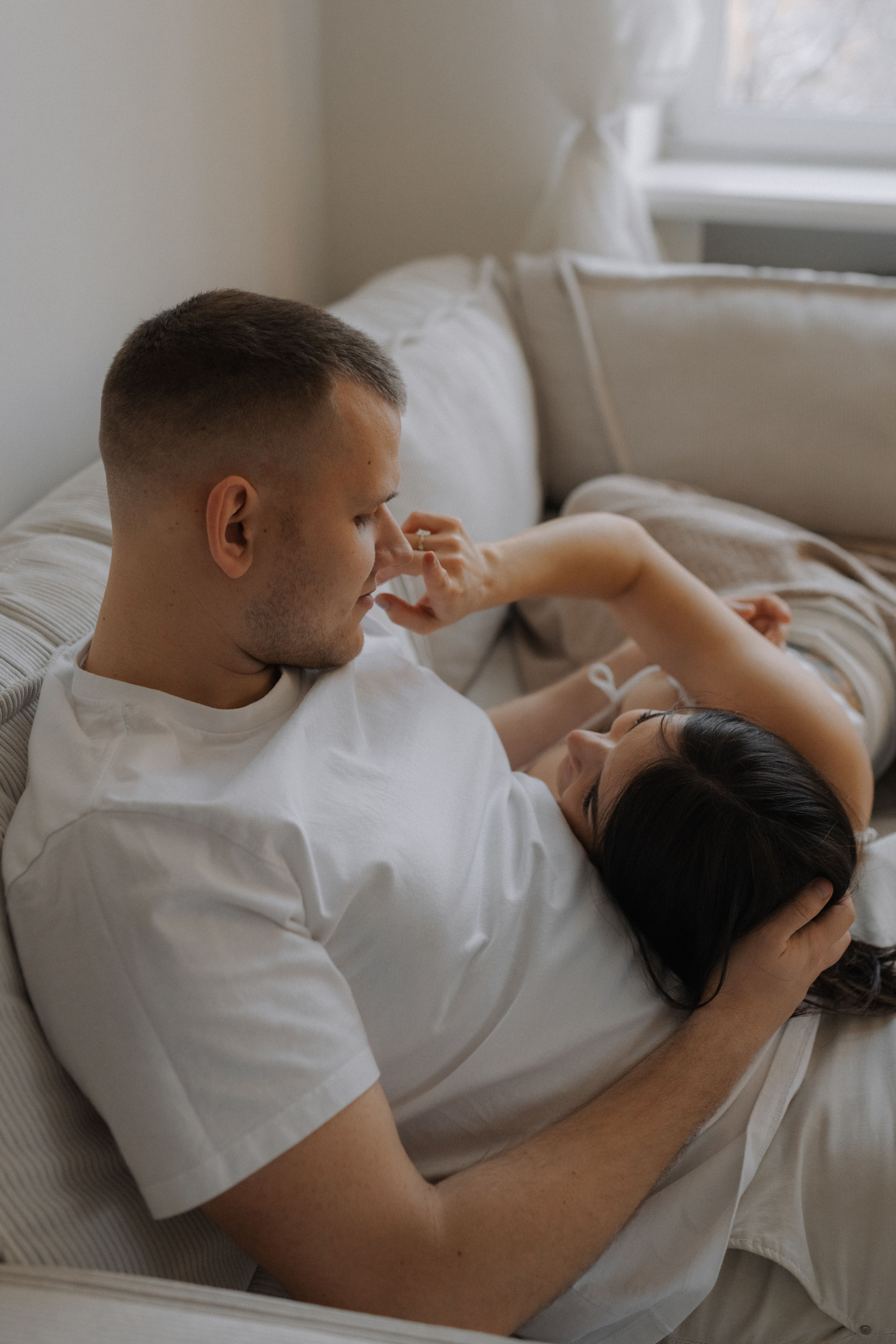 Утро Вики и Жени. Семейный фотограф в Москве Анастасия Скоголева