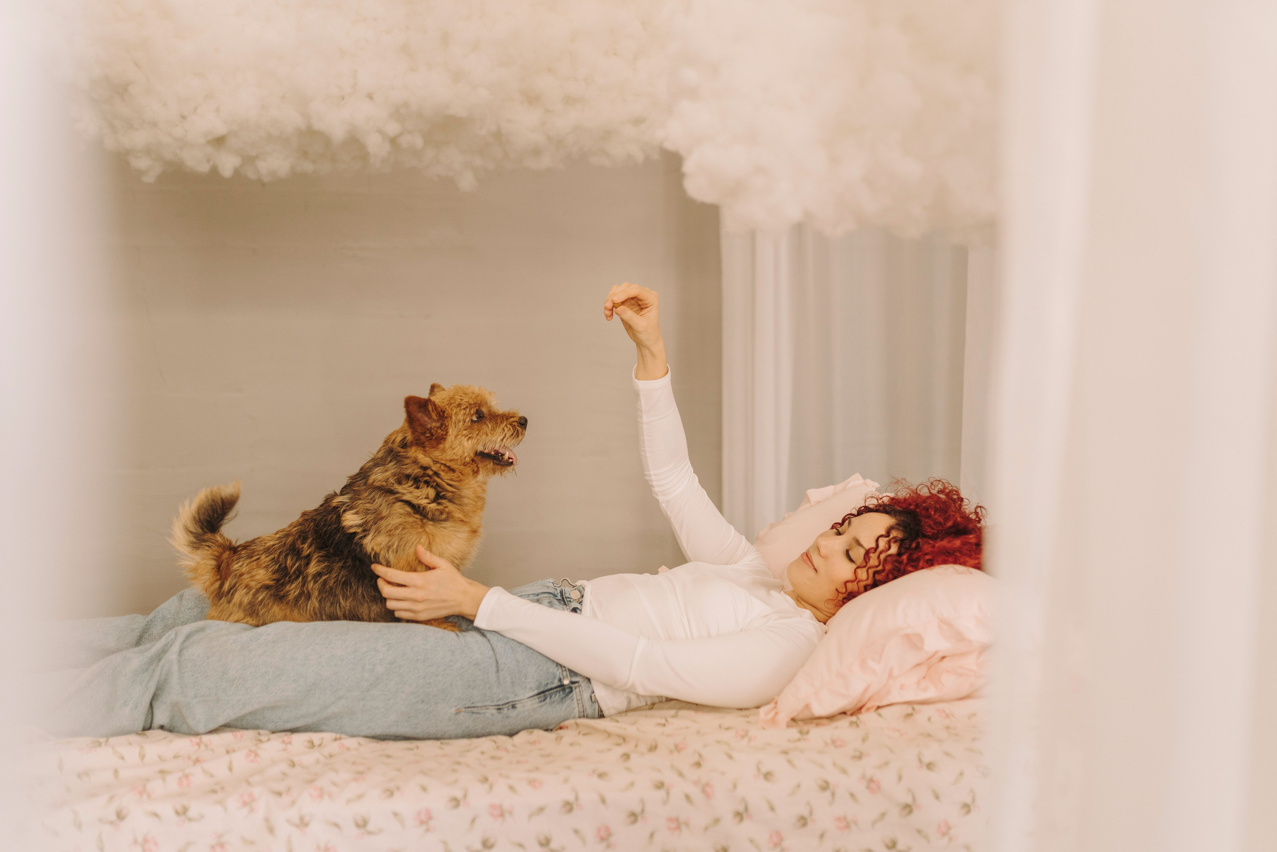 Маша и Рамси. Фотограф анималист в Спб недорого Олеся Майорова