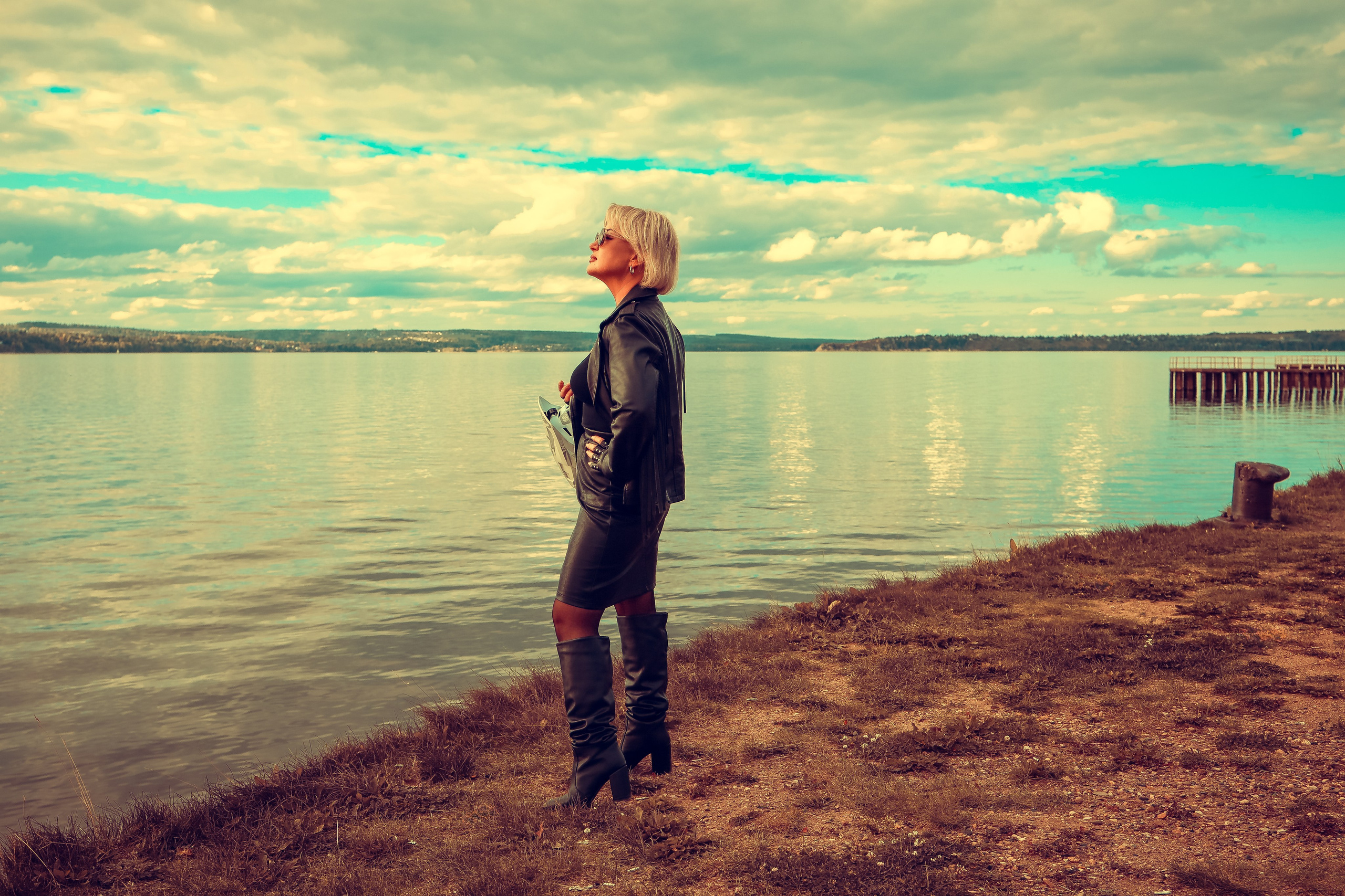 Ольга — байкерша!. Фотограф Нина Пашина — Пермь