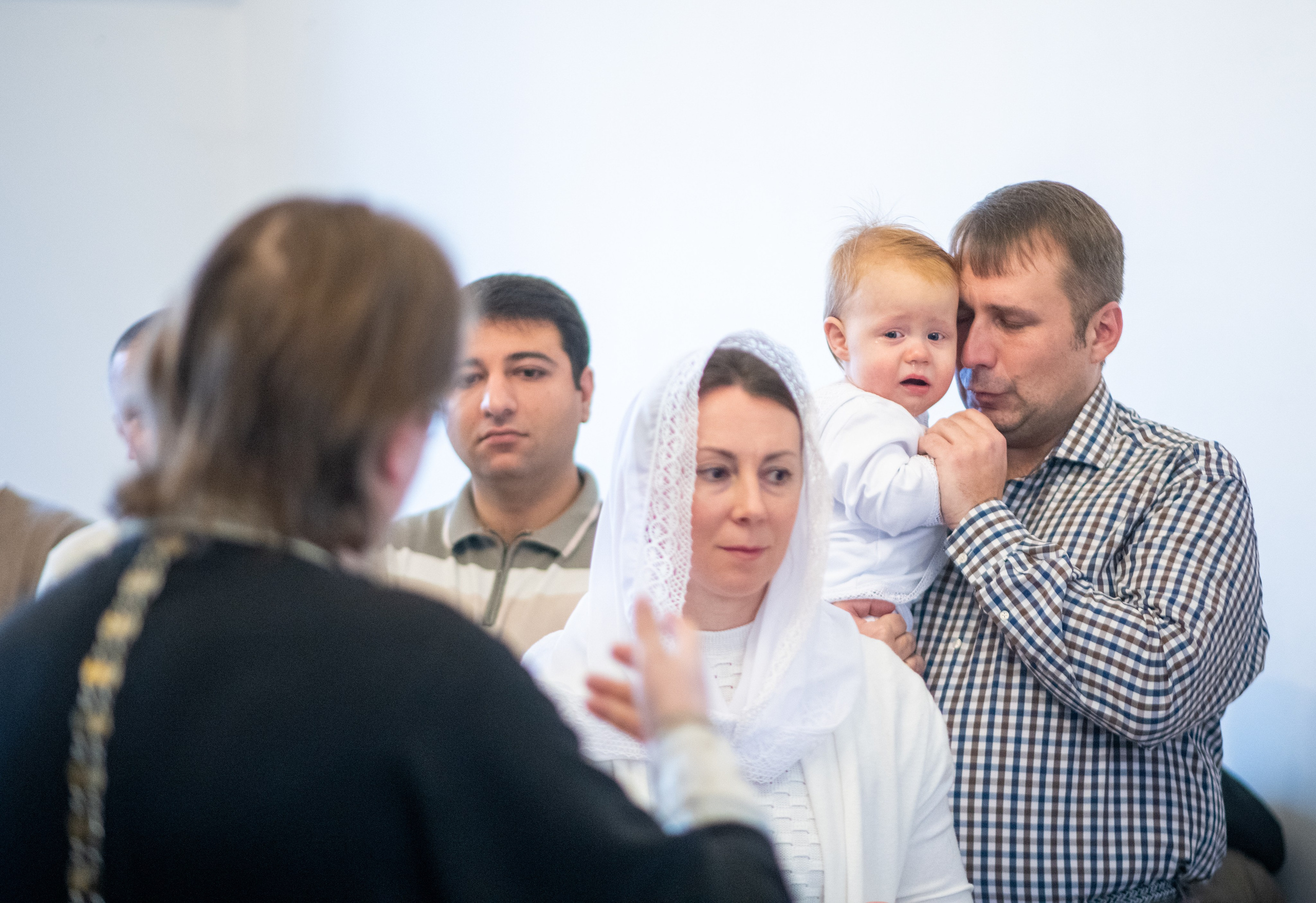Крещение Глеба. г. Белоозёрский Храм Всех Святых в земле Русской просиявших. Фотограф Крещения и Венчания в Москве и МО
