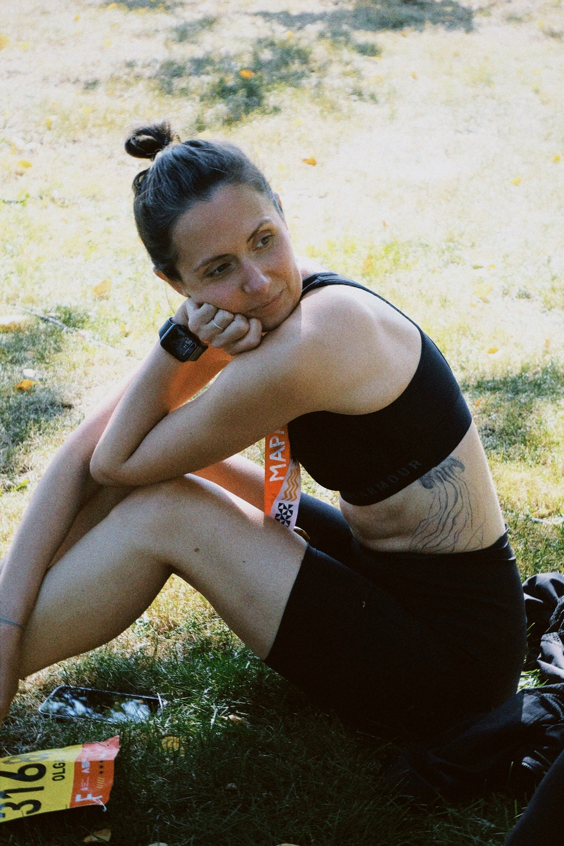 Московский марафон. Татьян гертье