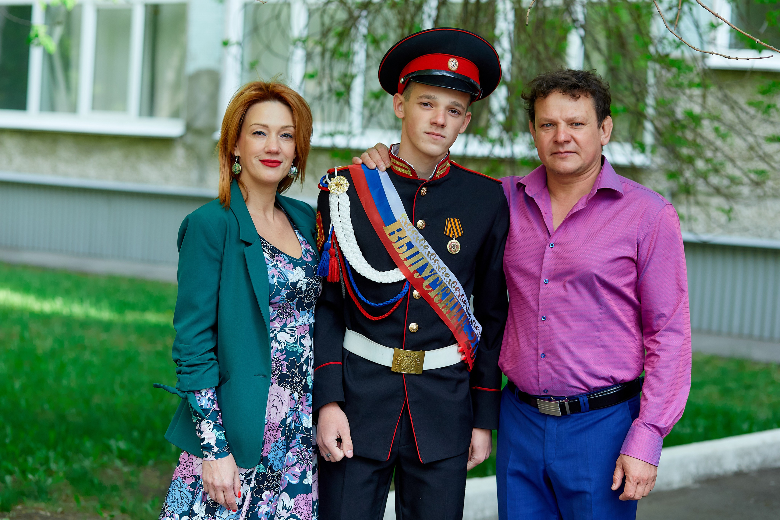Кадеты последний звонок. Фотограф Вячеслав Фарунин