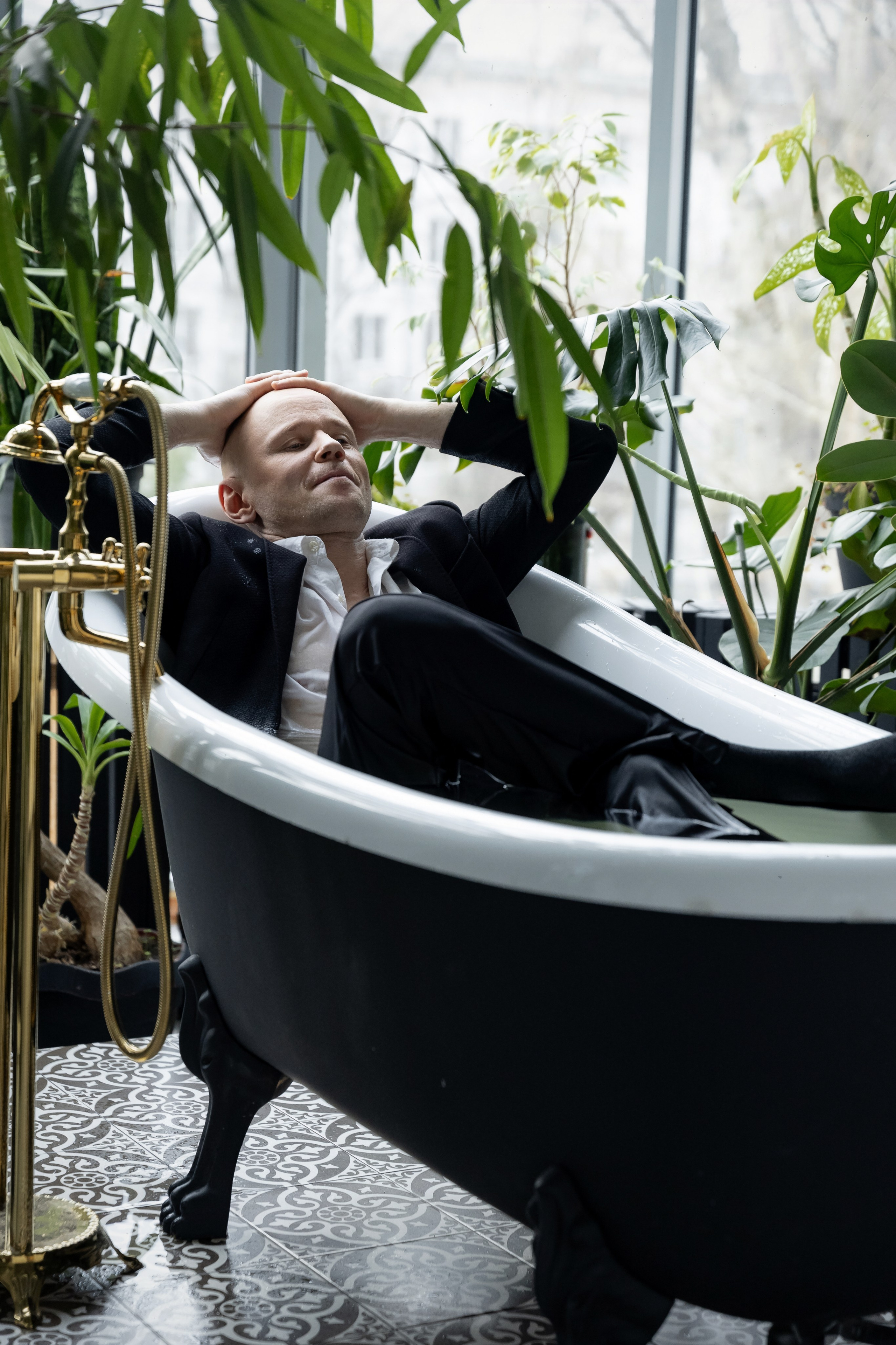 Мужской портрет в ванной. Рыжий Фотограф Иркутск