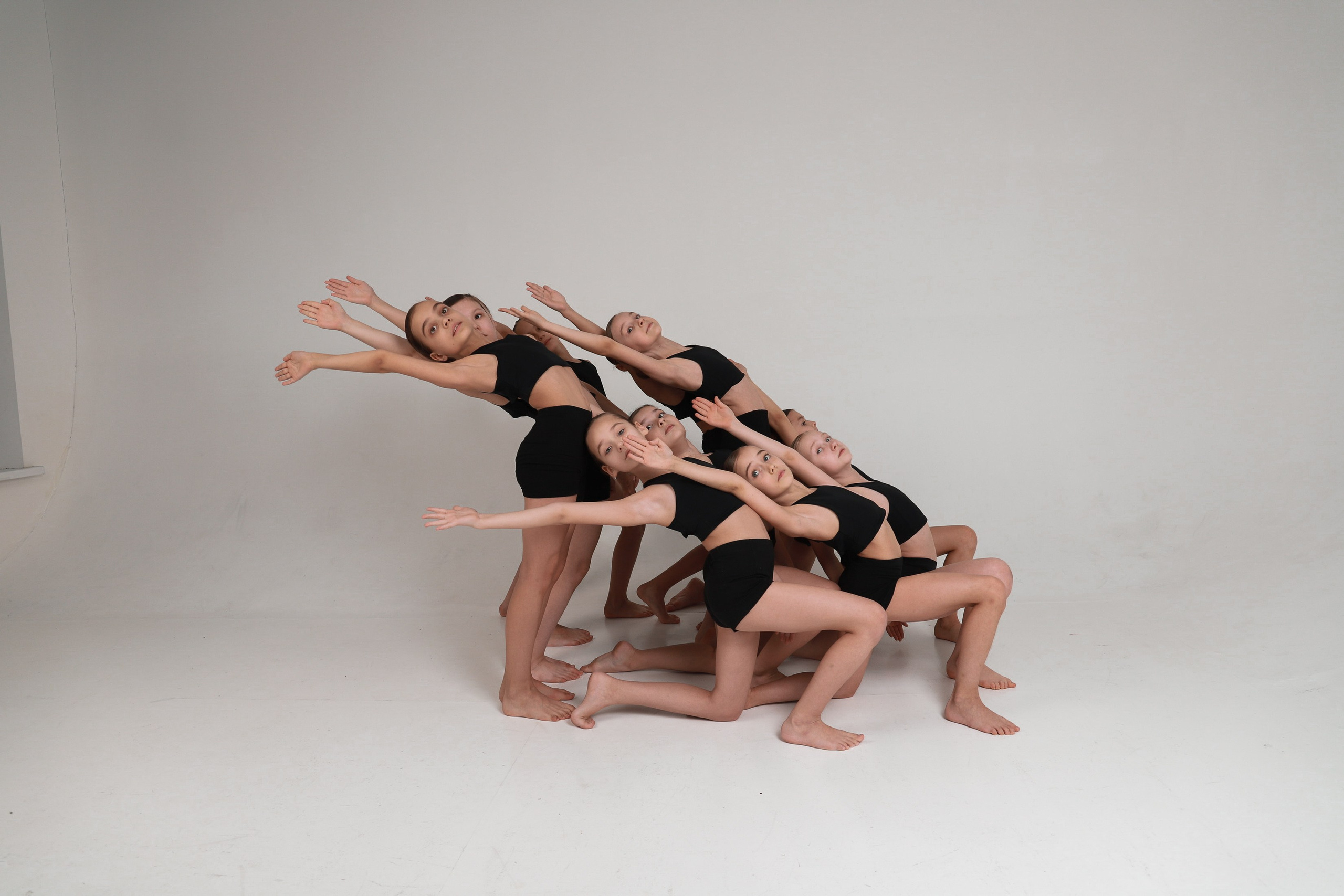 Сьемка на циклорамме. Фотограф Юлия Мальцева