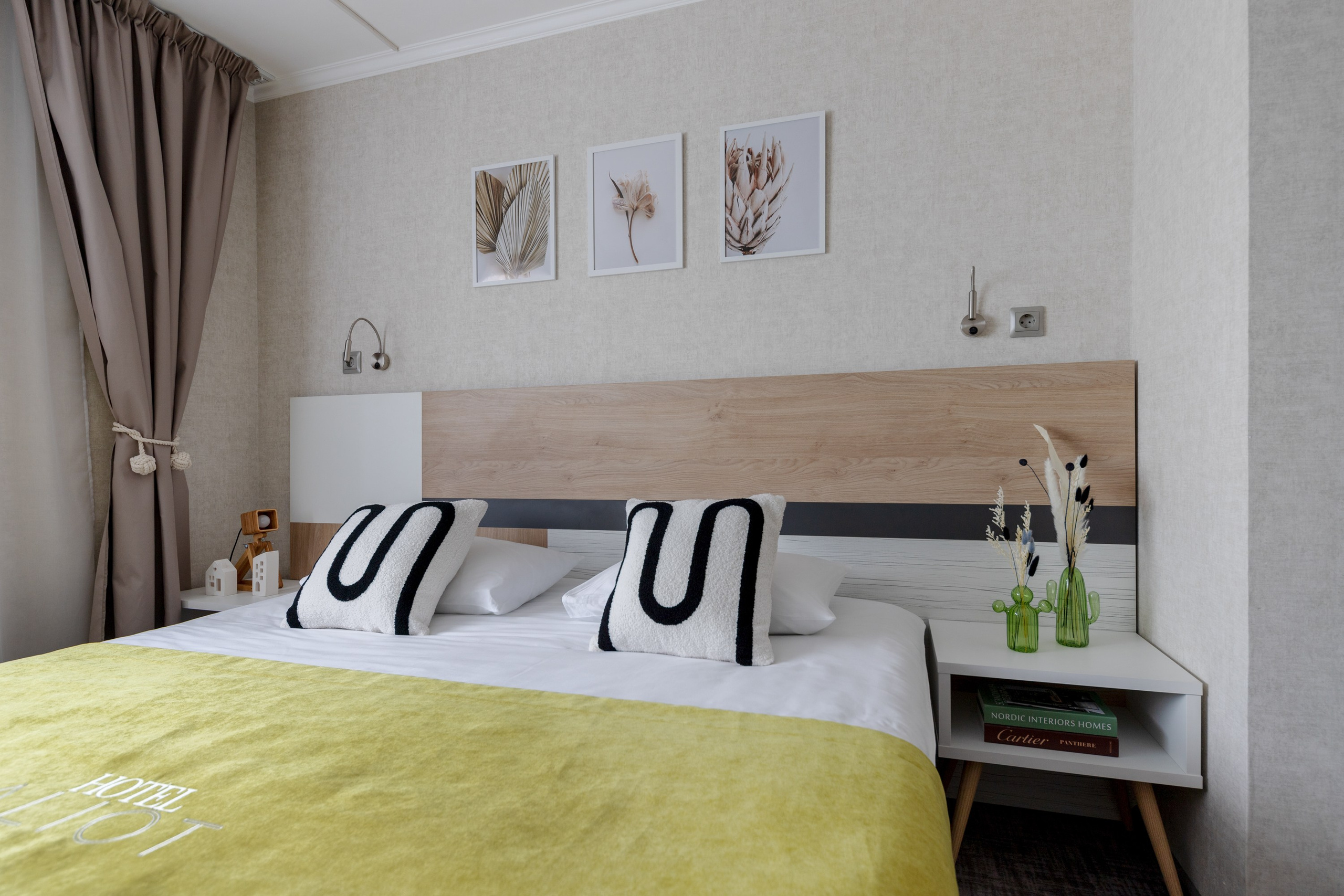 Гостиничный номер отель АЛИОТ г. Санкт-Петербург. Интерьерный декоратор Юлия Мечёва