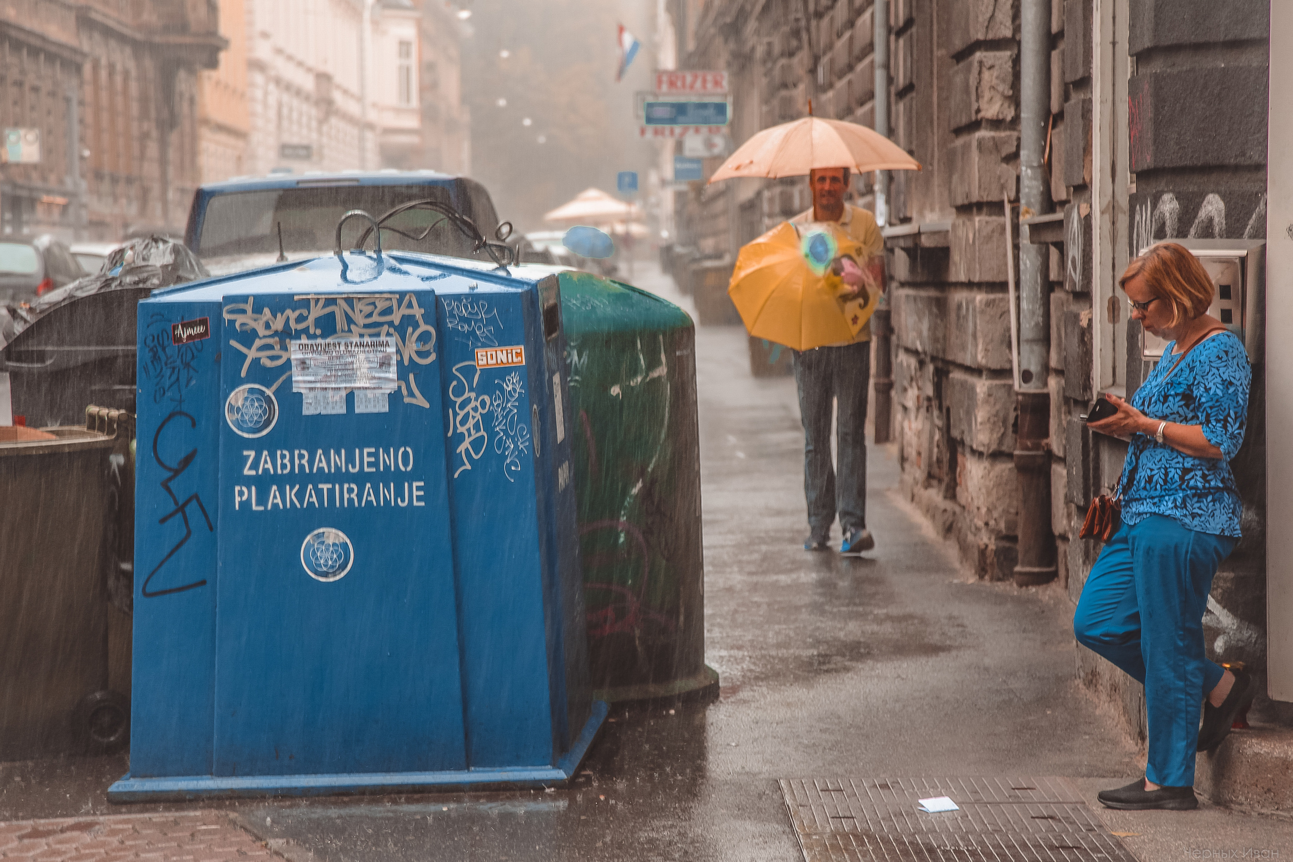 ЗАГРЕБ. Стрит-фотография, полная абсурда, идиотизма и красоты