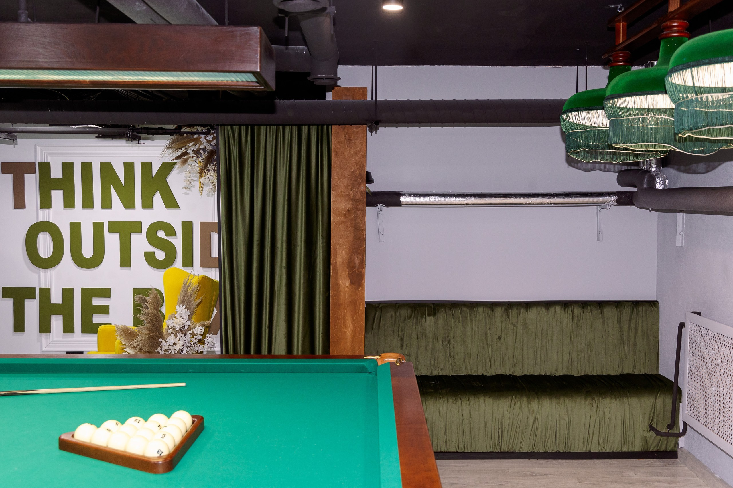 Русский бильярд оформление