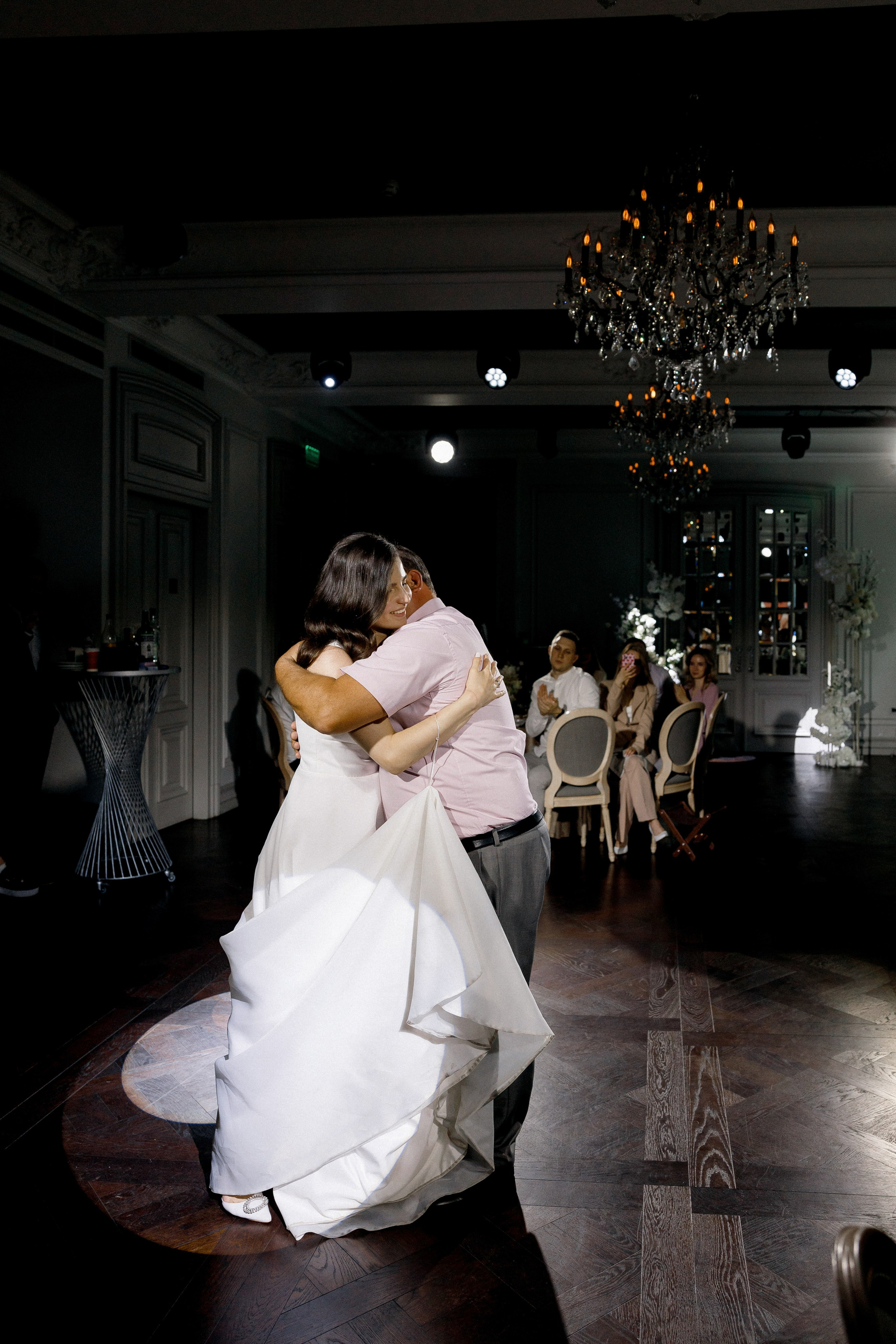 Свадебный ужин в Ресторане Michel на Красной Пресне. Свадебный фотограф в Москве и Санкт-Петербурге Денис Ходюков