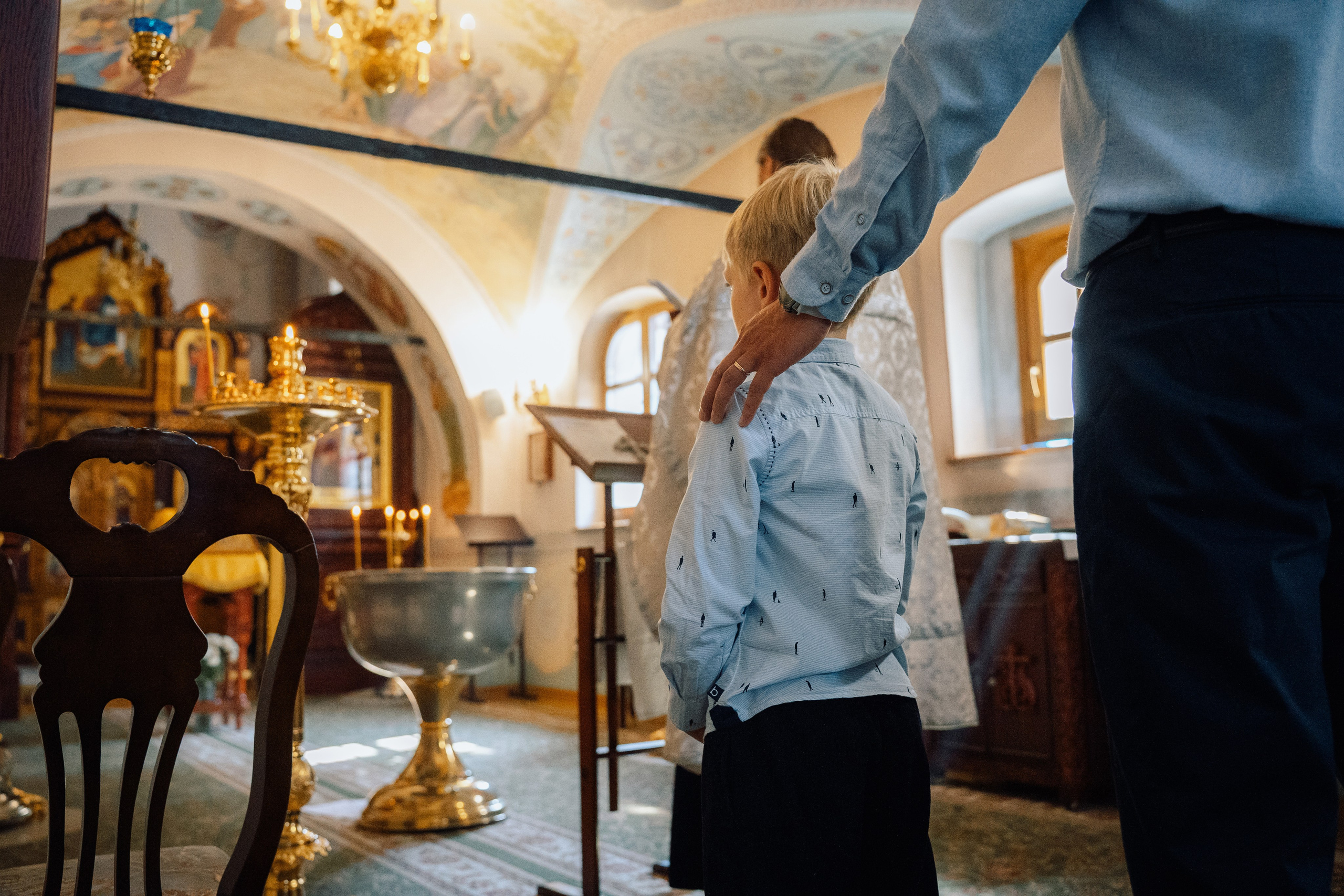 Крещение Марка. Фотограф Казакова Анастасия