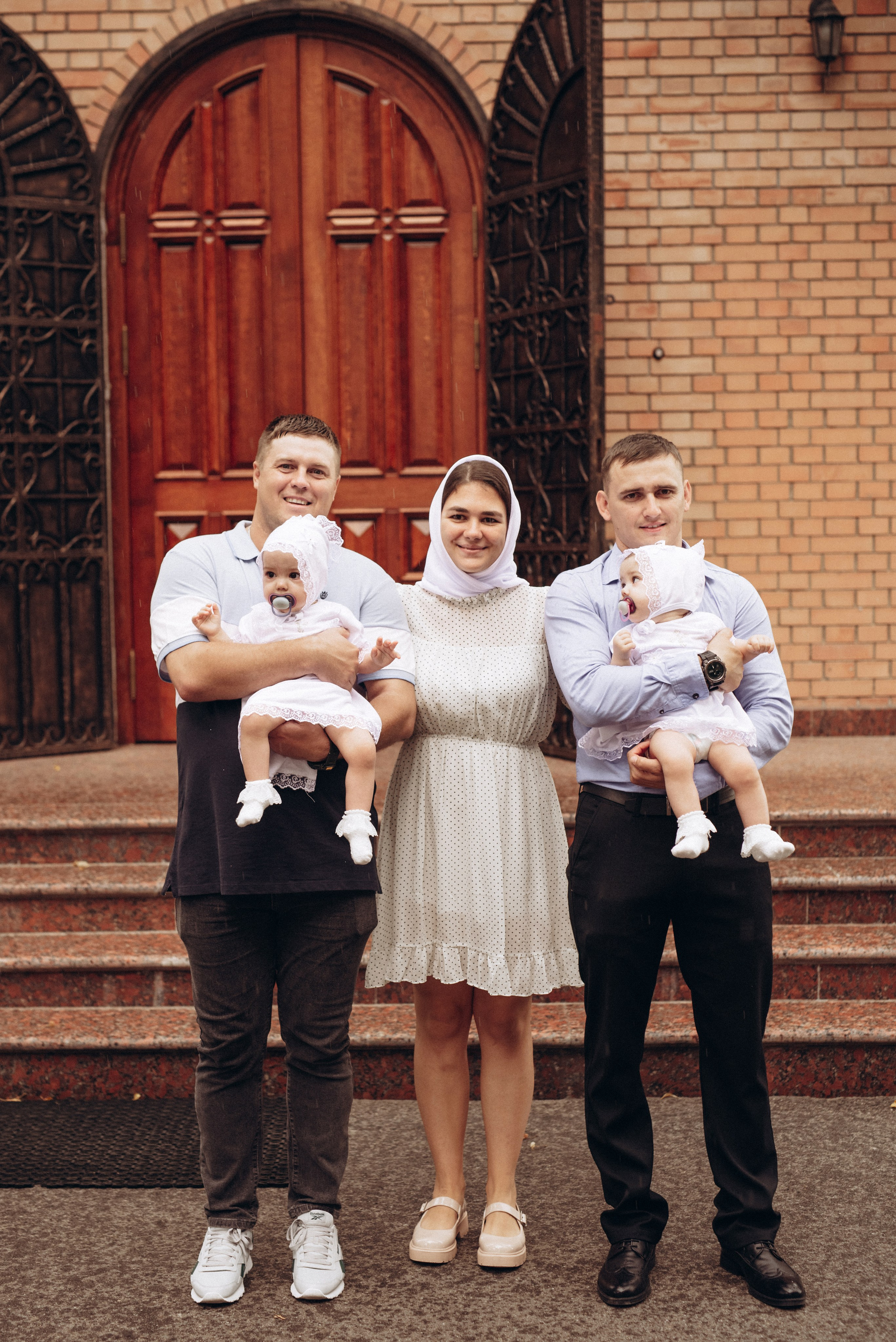 Крещение Ксении и Елизаветы. Фотограф новорождённых и семейный фотограф в Иваново Любовь Капранова