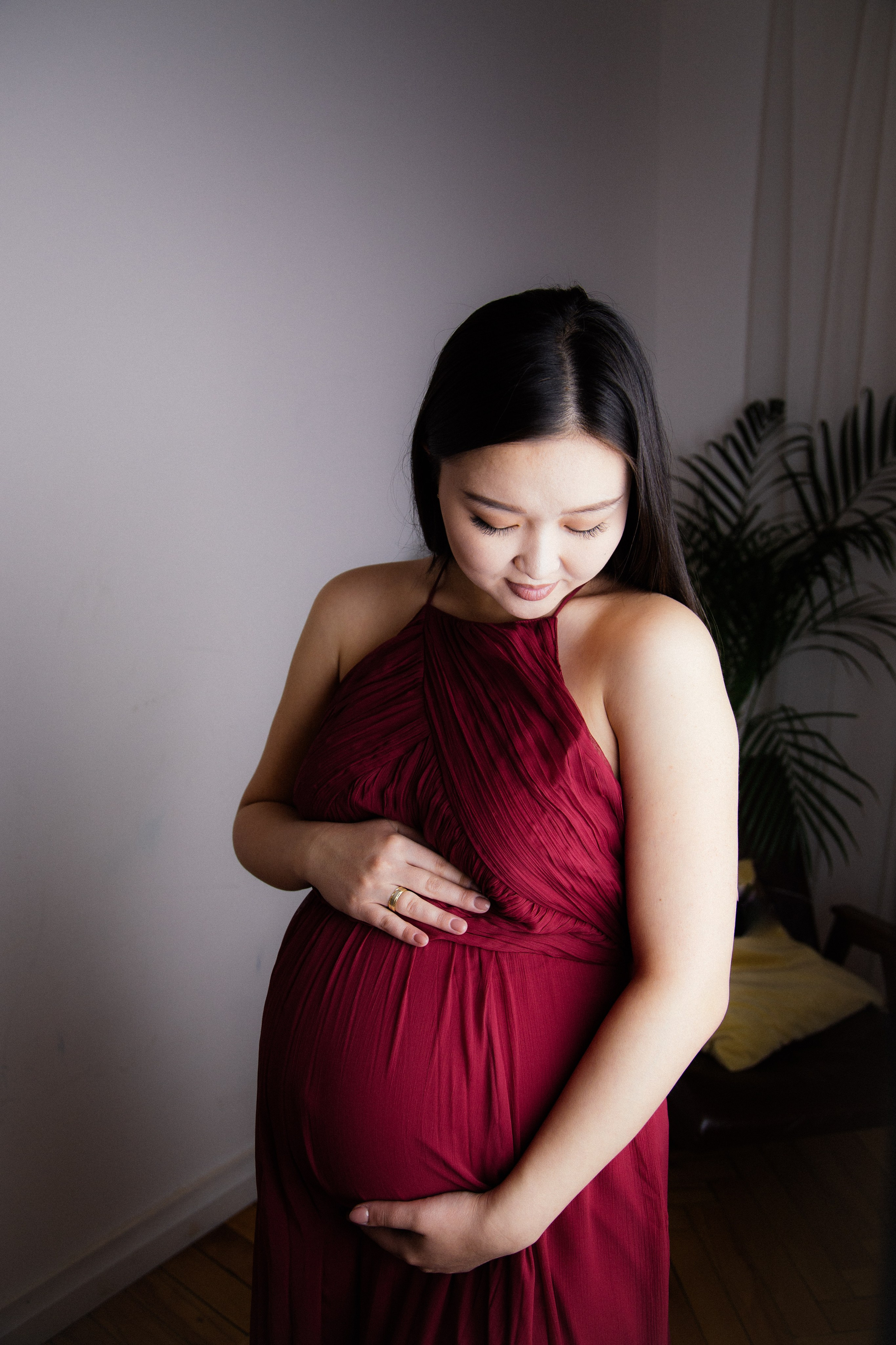 GAUKHAR baby bump photoshoot. Рекламный и портретный фотограф в Алматы — Серекпаев Танирхан