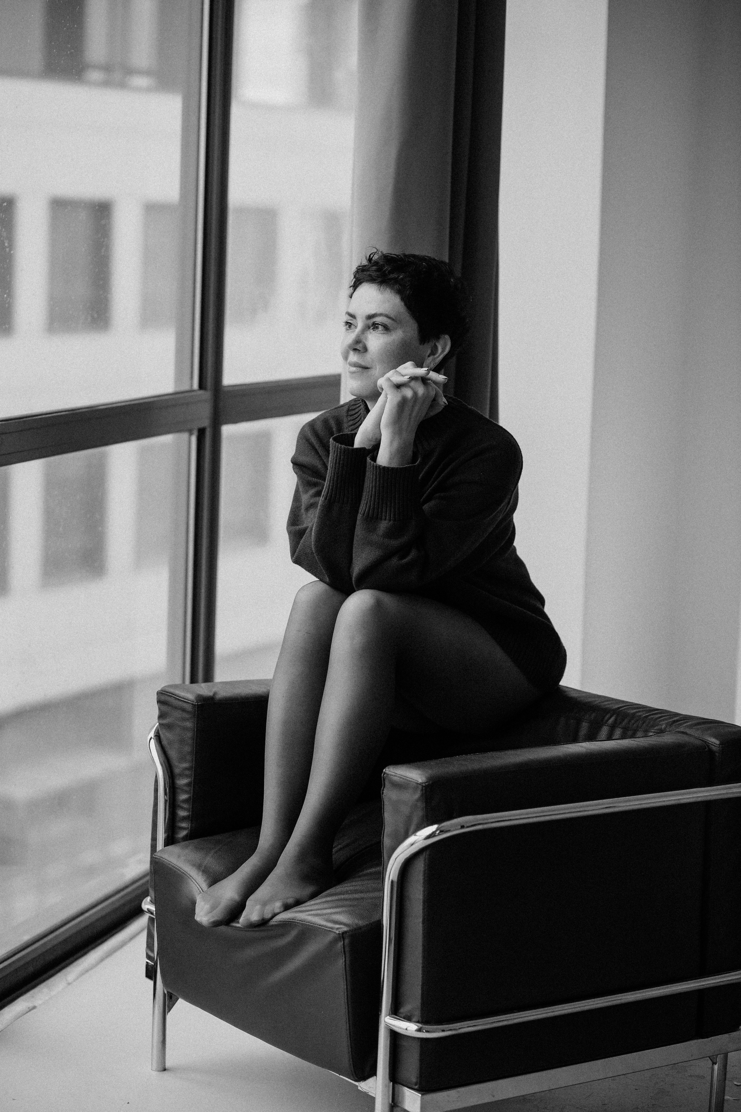 Студийные съемки в ч/б. Женский фотограф в Москве Рина Леонтьева