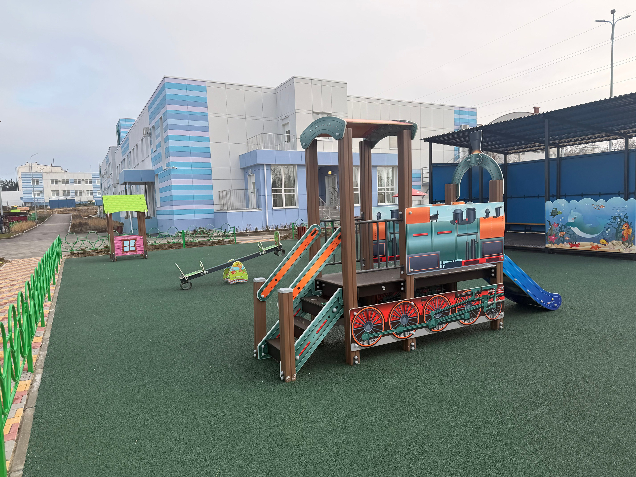 ДОУ на ул. Вакуленчука г. Севастополь. Таврика МАФ Сервис, комплексное благоустройство территорий и детских площадок в Крыму