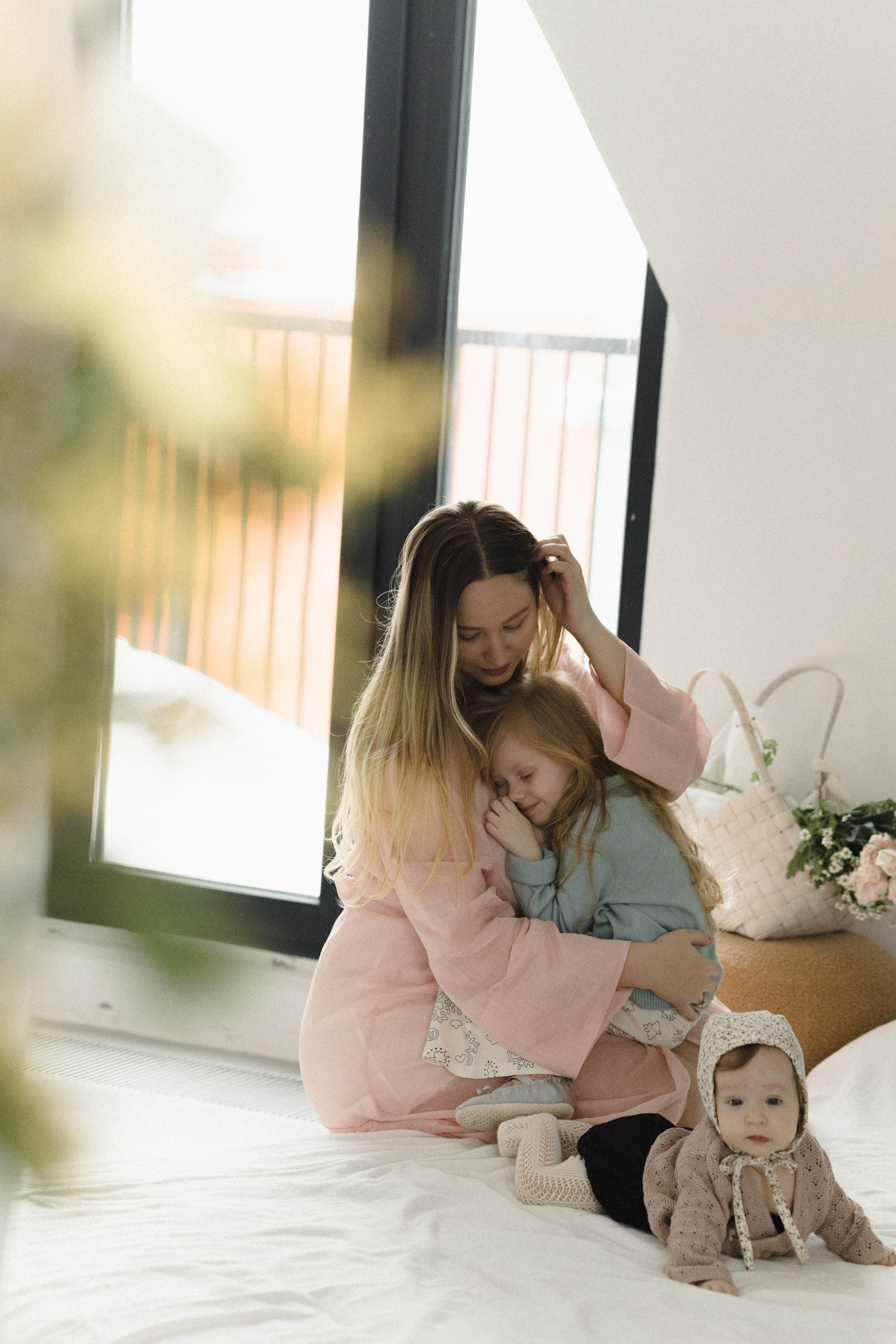 Утро с мамой. Фотография о важном